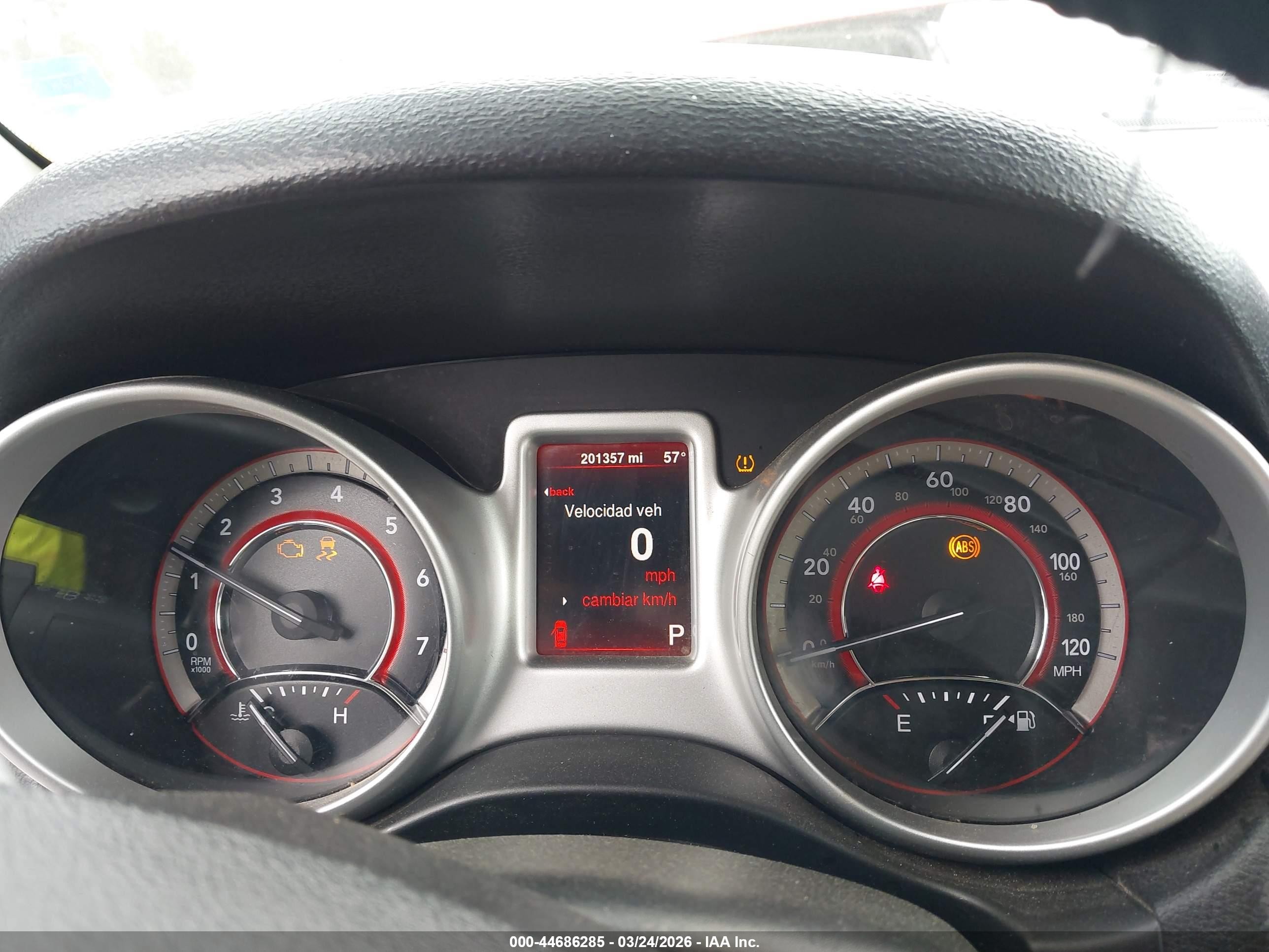 2015 Dodge Journey Se Red vin: 3C4PDCAB4FT620043