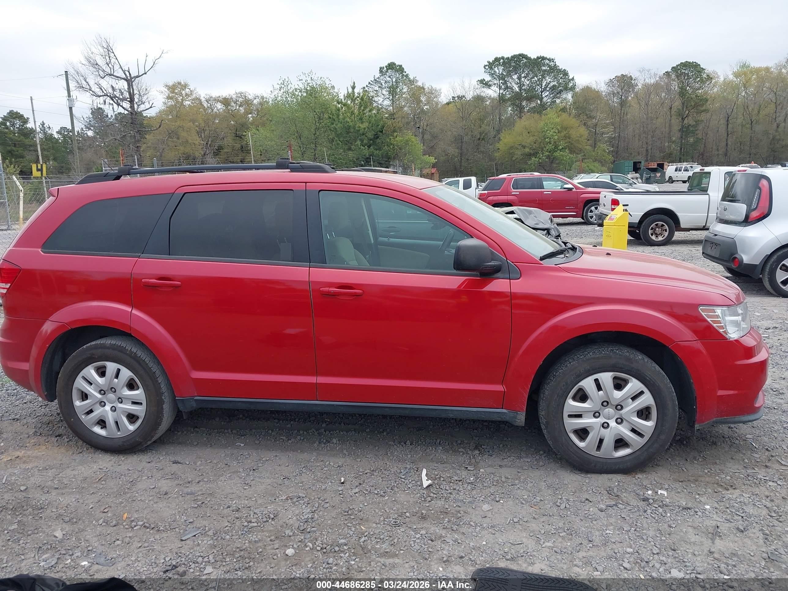 2015 Dodge Journey Se Red vin: 3C4PDCAB4FT620043