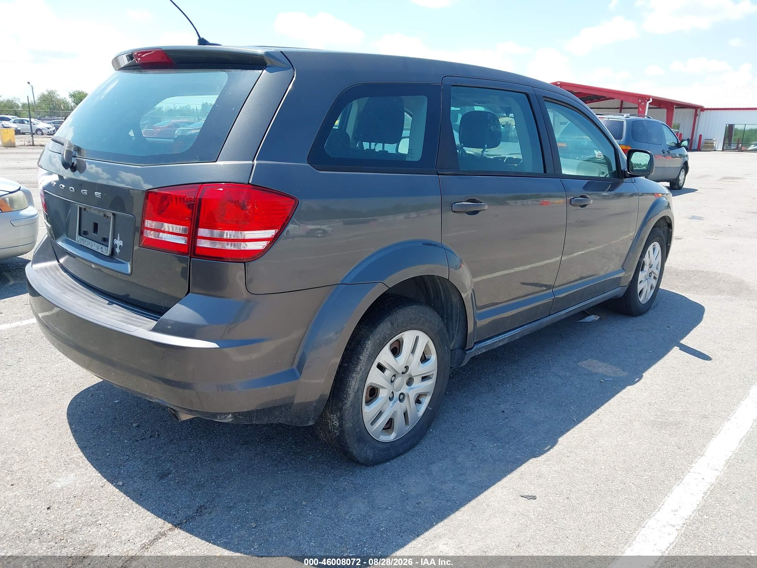 2015 Dodge Journey American Value Pkg Серый vin: 3C4PDCAB4FT630037