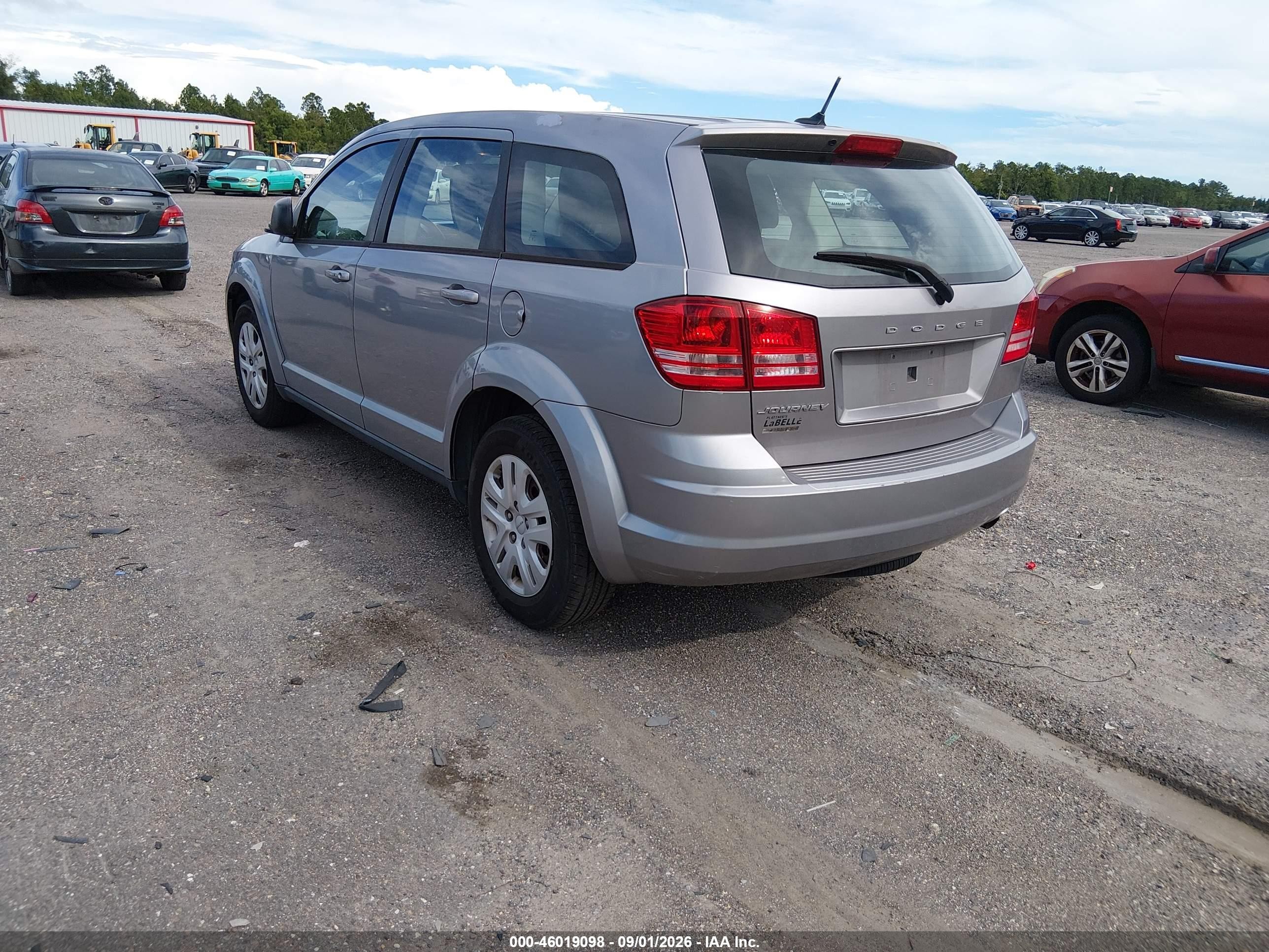 2015 Dodge Journey American Value Pkg Gray vin: 3C4PDCAB4FT674958