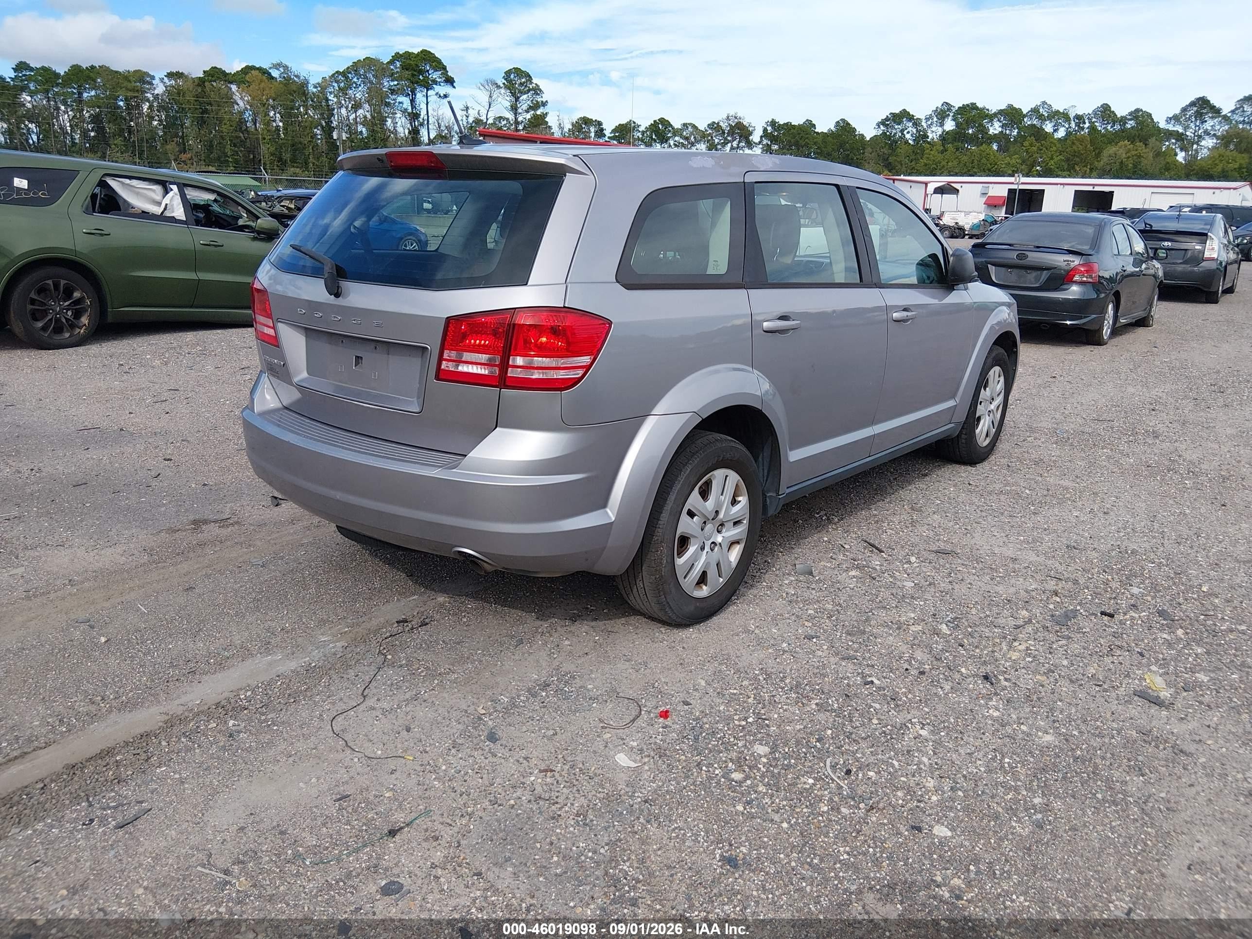 2015 Dodge Journey American Value Pkg Gray vin: 3C4PDCAB4FT674958