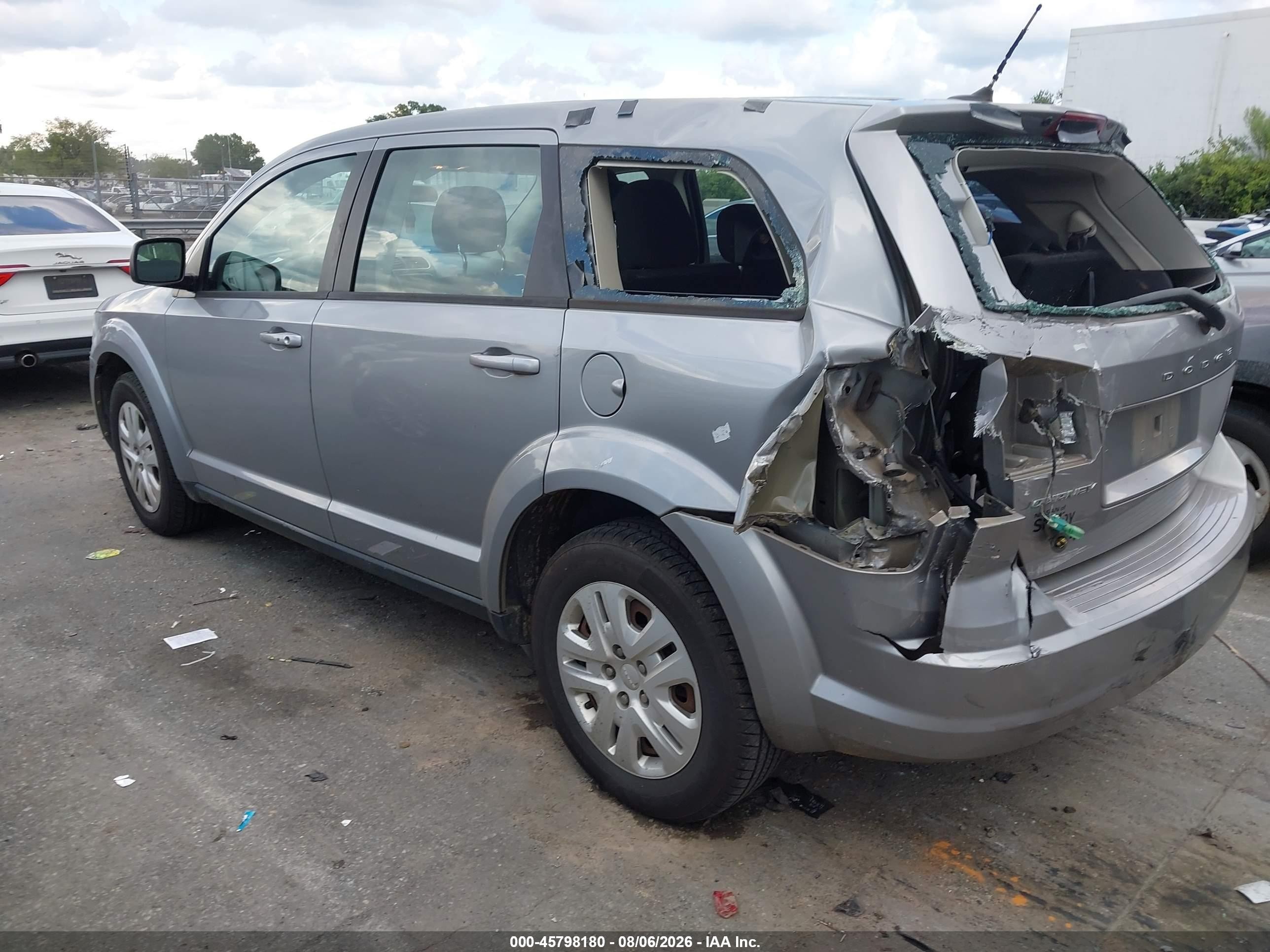 2015 Dodge Journey American Value Pkg Gray vin: 3C4PDCAB4FT713399