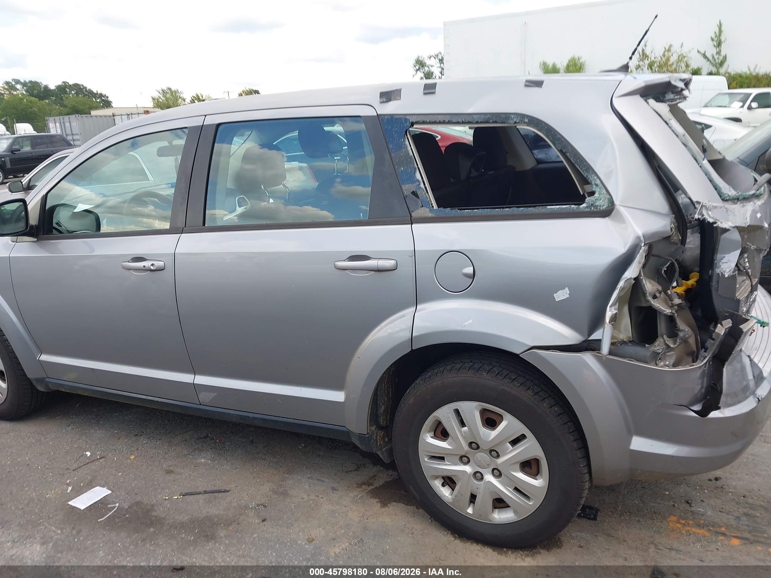 2015 Dodge Journey American Value Pkg Gray vin: 3C4PDCAB4FT713399