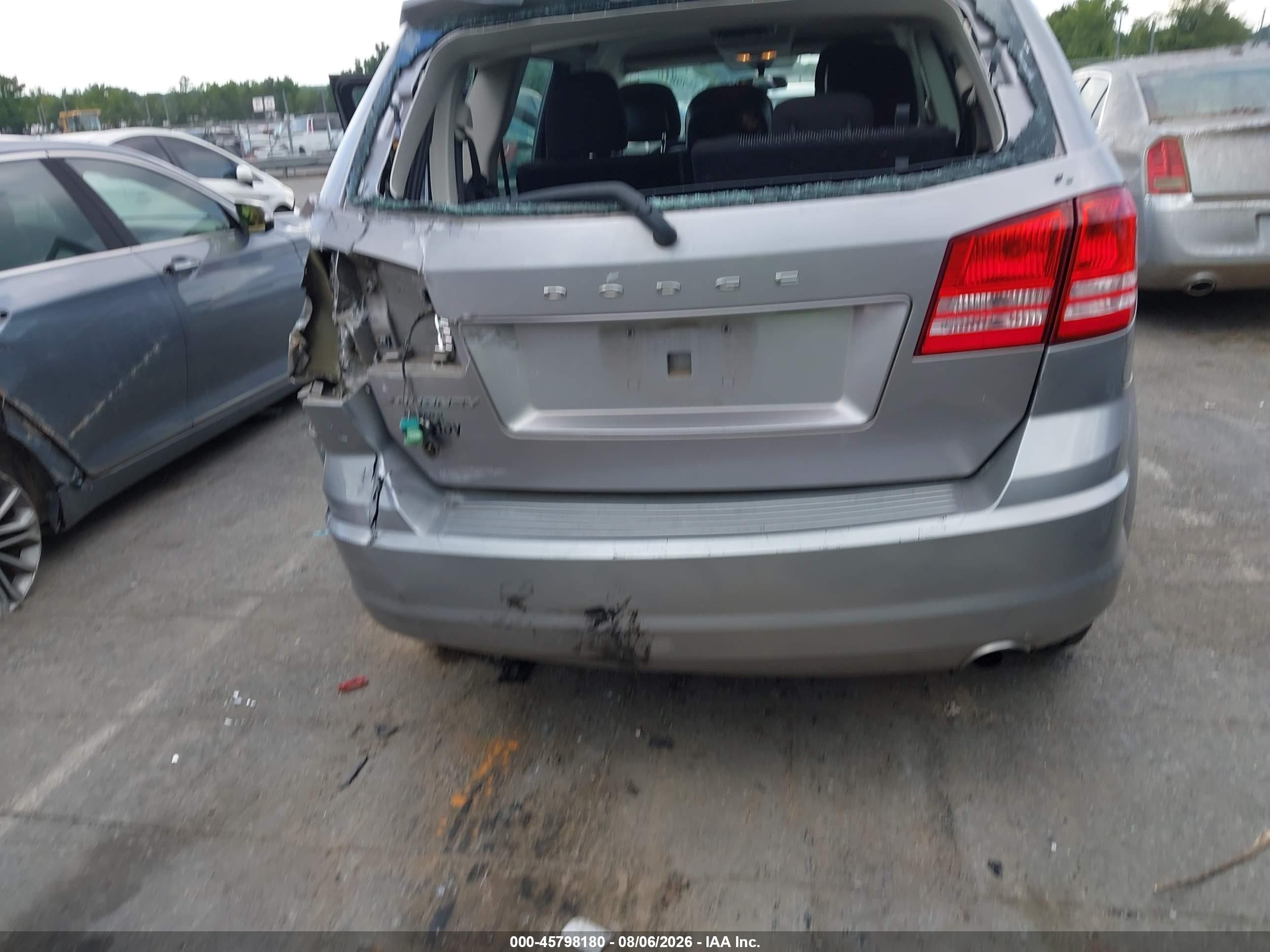 2015 Dodge Journey American Value Pkg Gray vin: 3C4PDCAB4FT713399