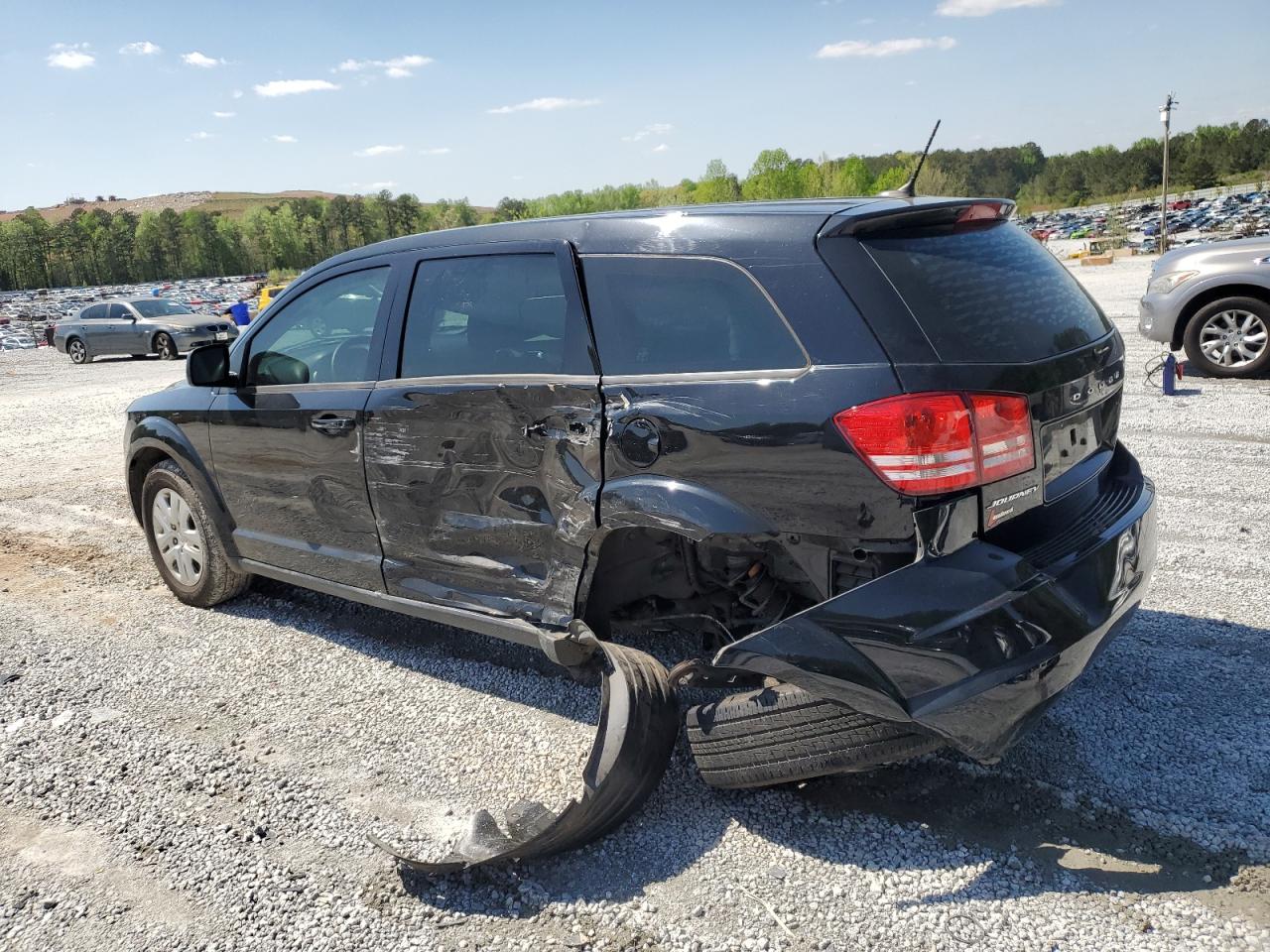 2015 Dodge Journey Se Black vin: 3C4PDCAB4FT747701