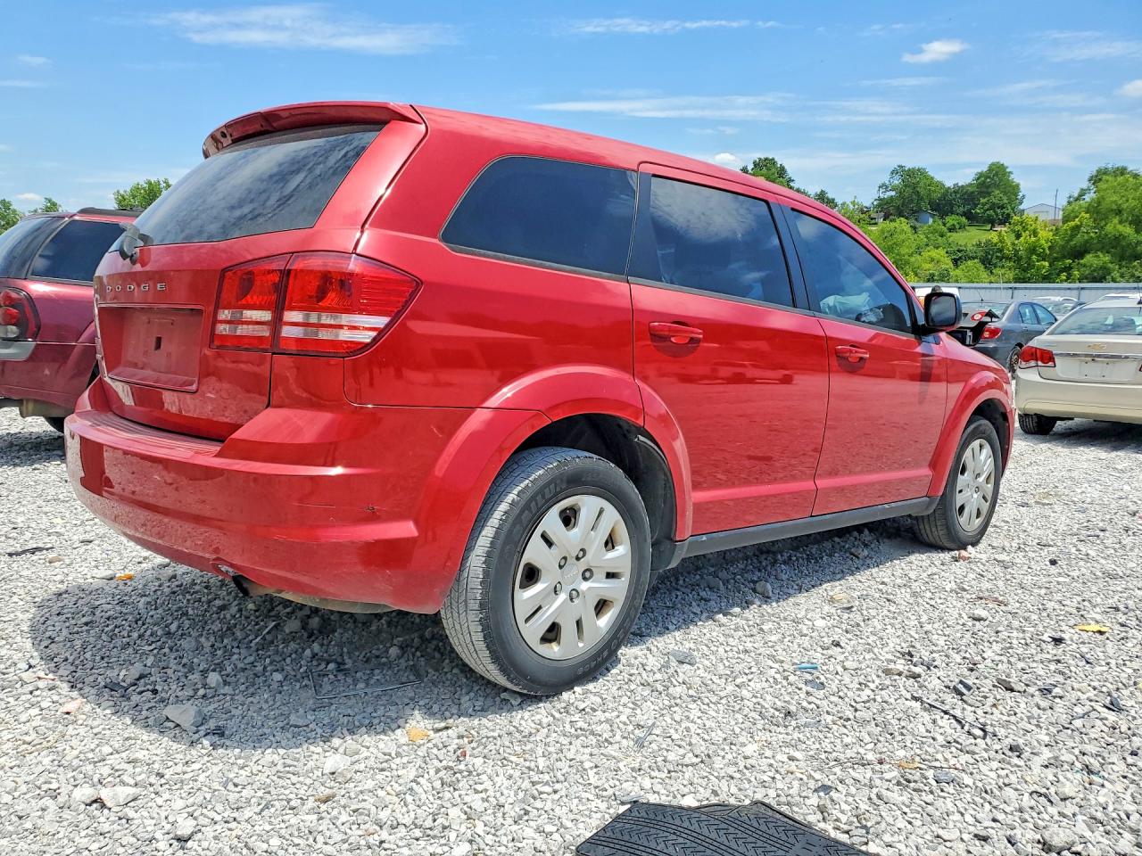 2015 Dodge Journey Se Red vin: 3C4PDCAB4FT748444