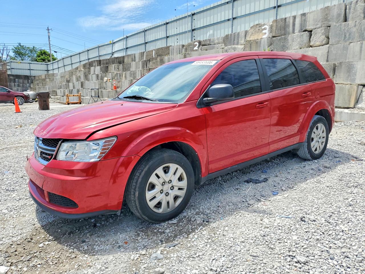 2015 Dodge Journey Se Red vin: 3C4PDCAB4FT748444