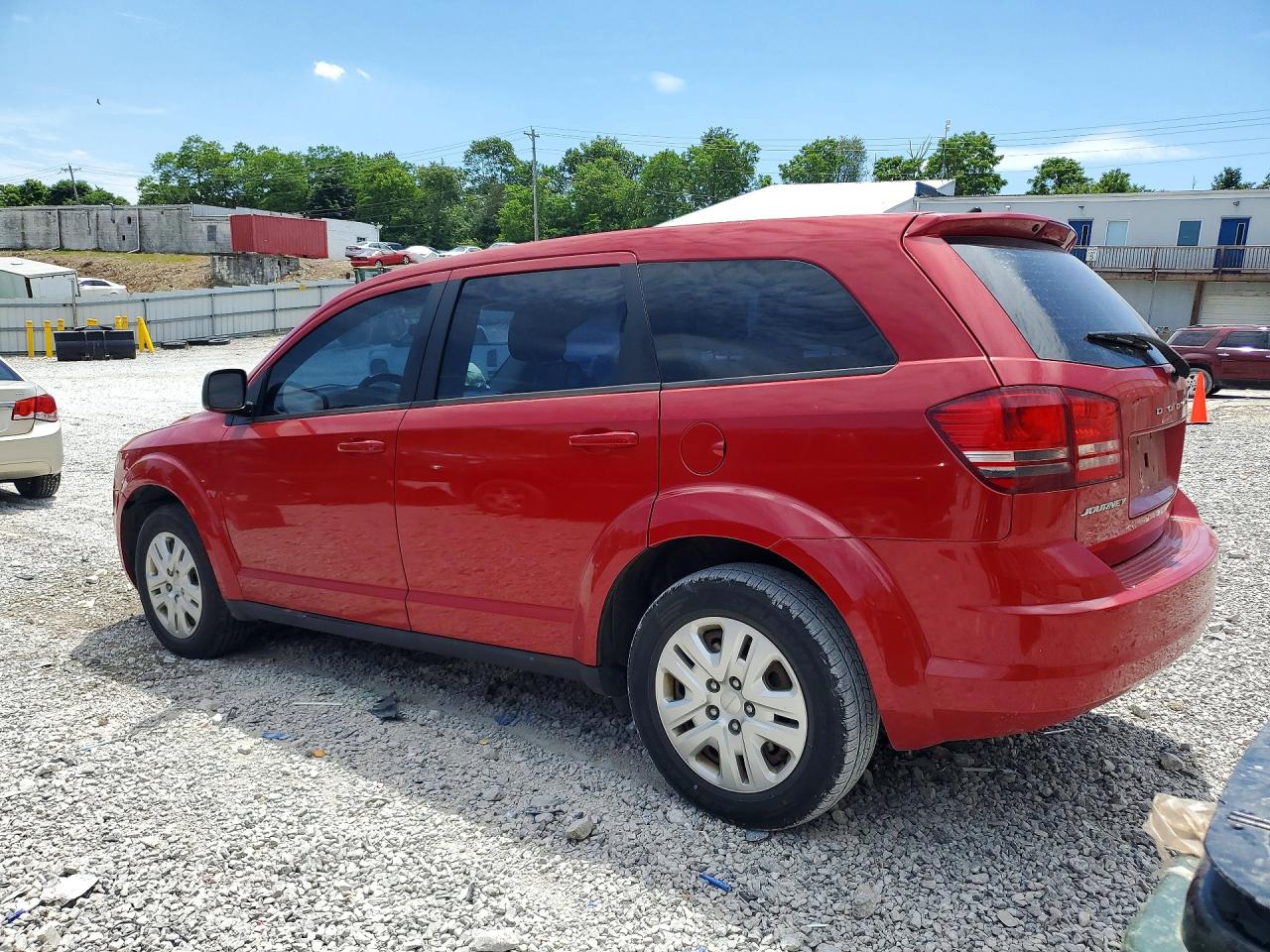 2015 Dodge Journey Se Red vin: 3C4PDCAB4FT748444