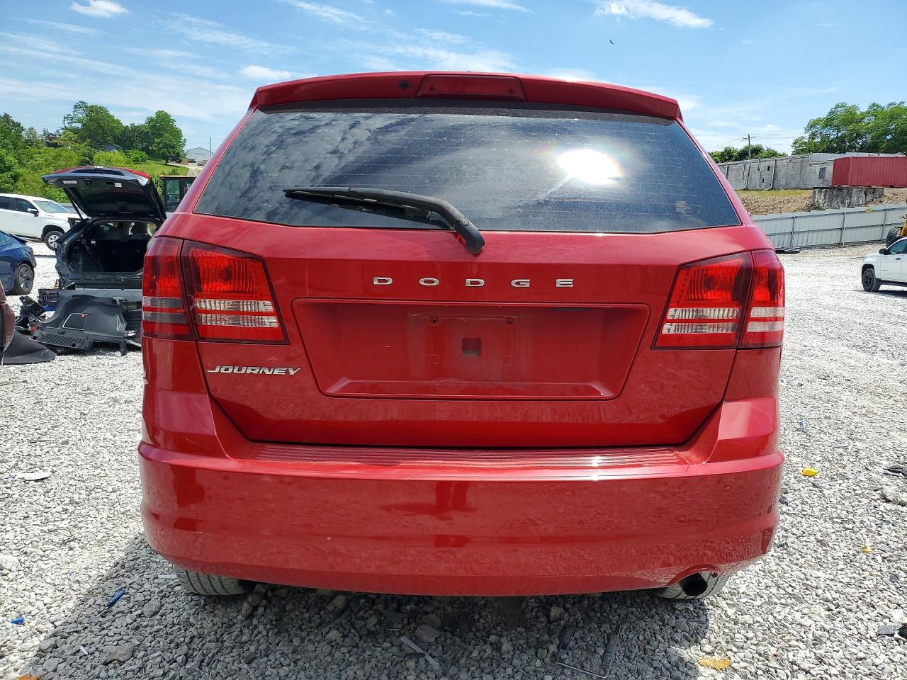 2015 Dodge Journey Se Red vin: 3C4PDCAB4FT748444