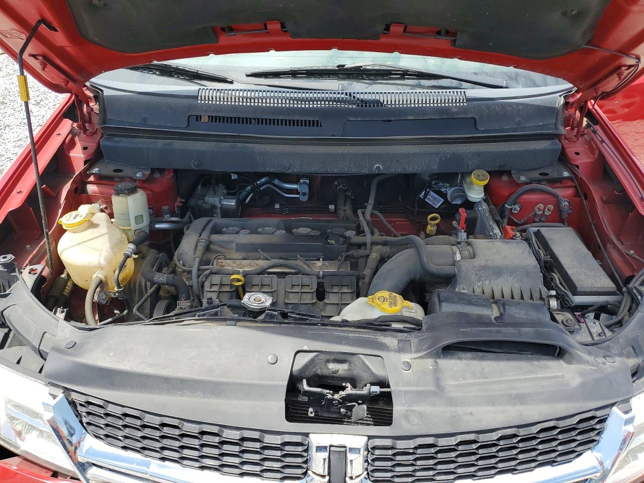 2015 Dodge Journey Se Red vin: 3C4PDCAB4FT748444
