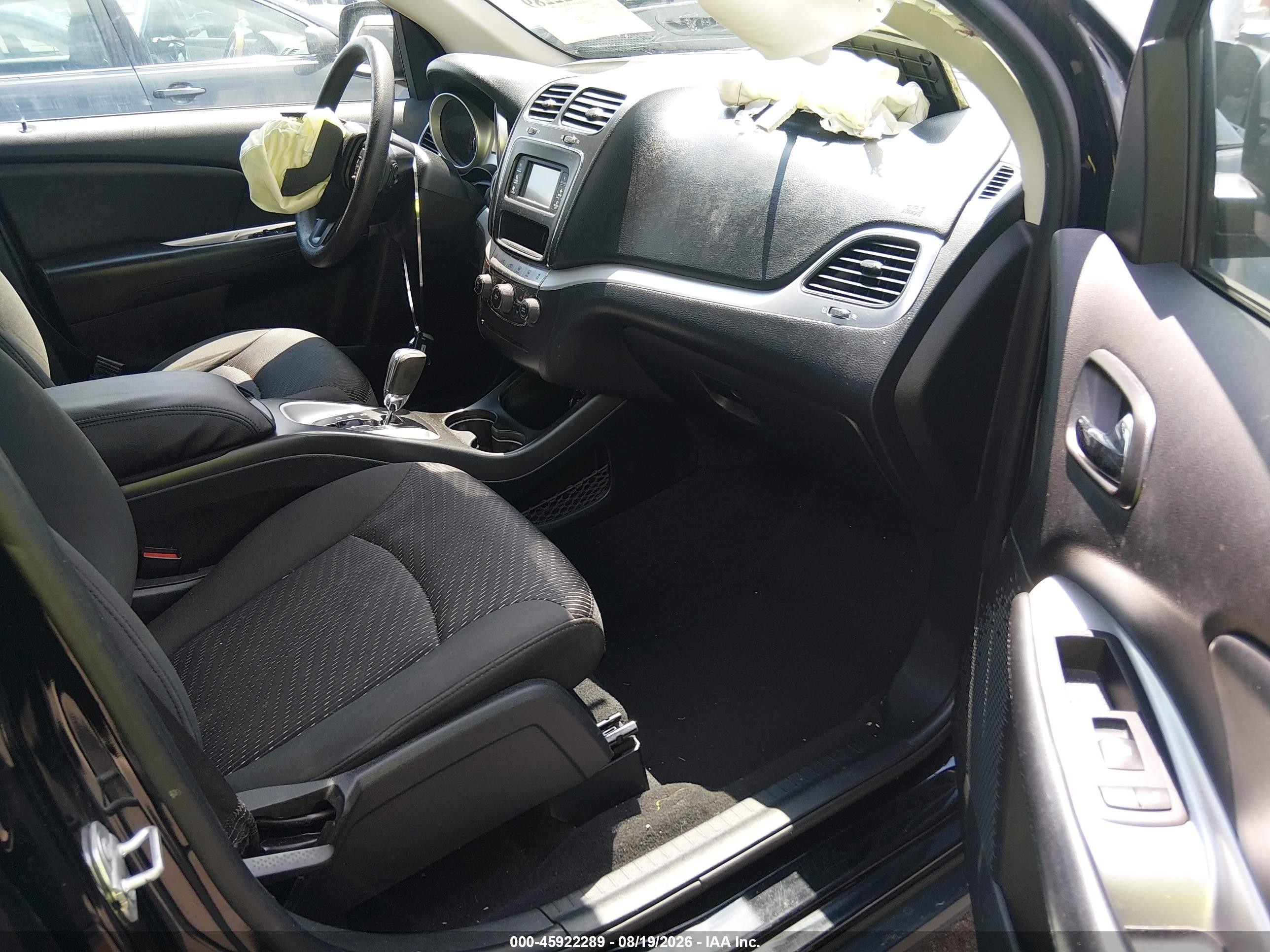 2018 Dodge Journey Se Black vin: 3C4PDCAB4JT236353