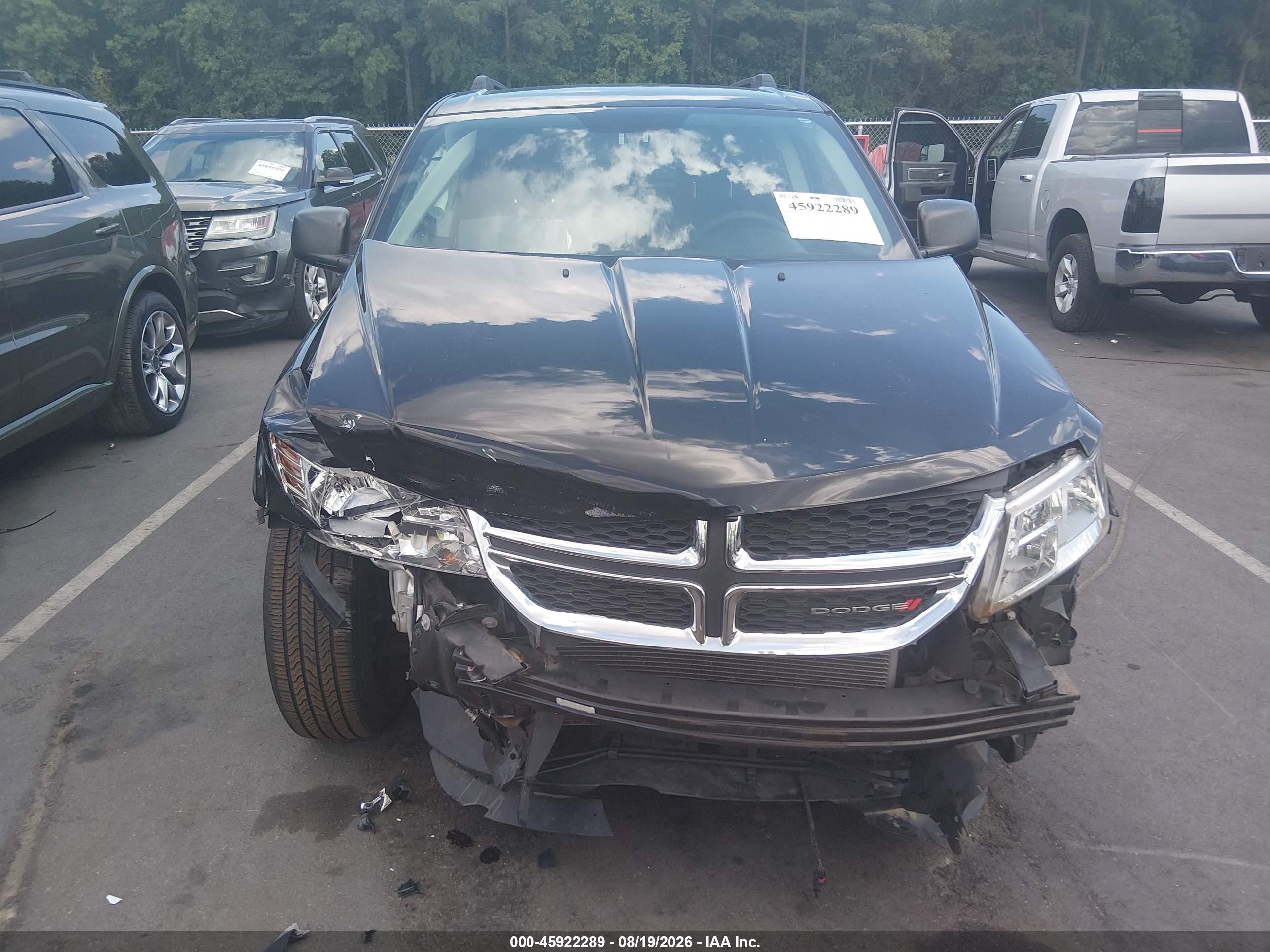 2018 Dodge Journey Se Black vin: 3C4PDCAB4JT236353