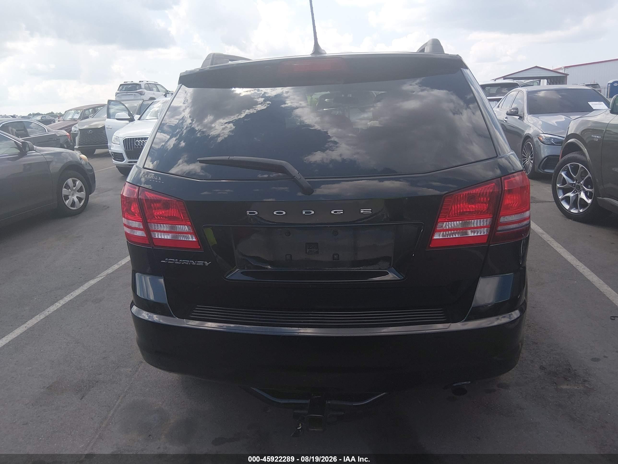 2018 Dodge Journey Se Black vin: 3C4PDCAB4JT236353
