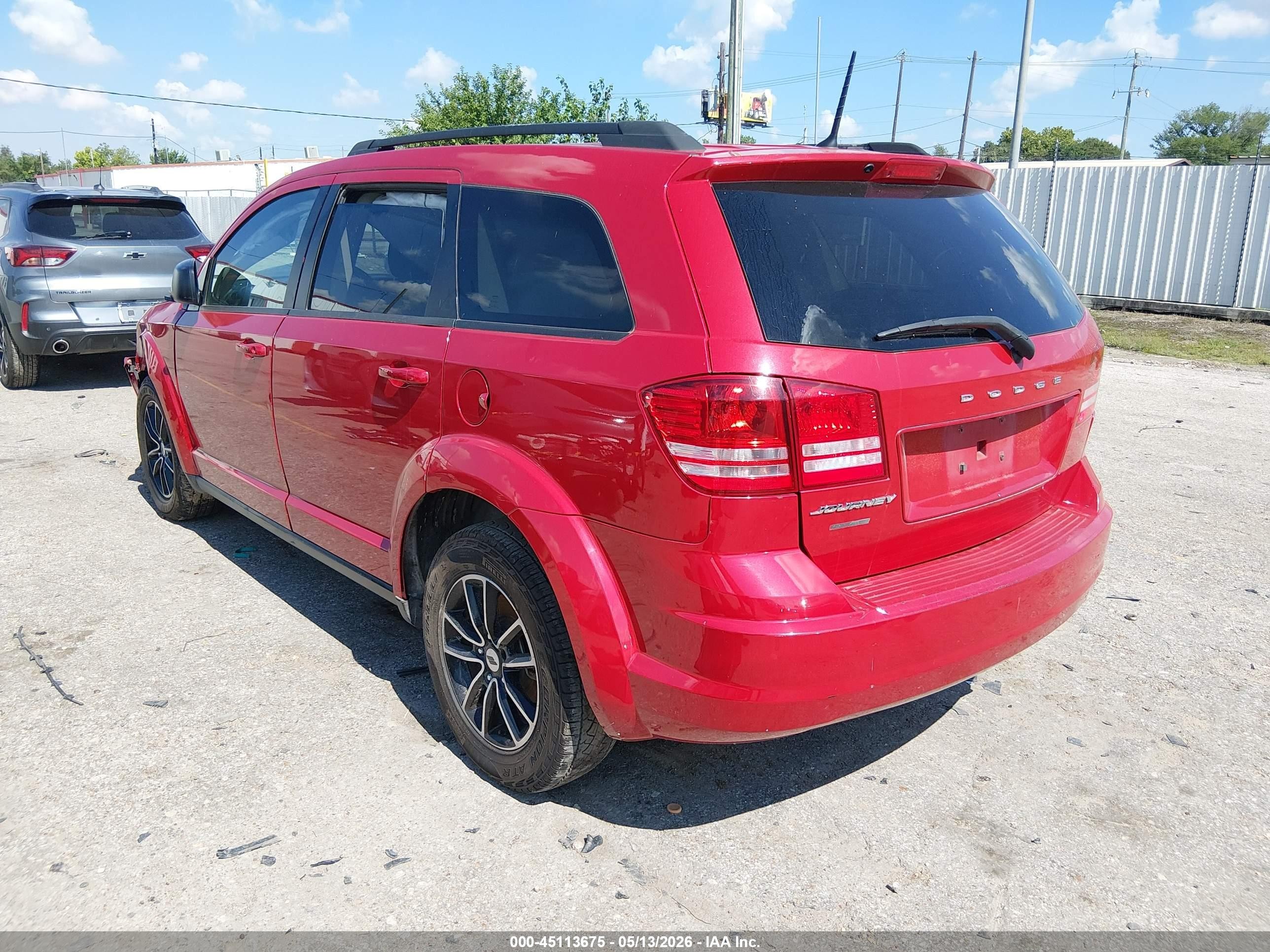 2018 Dodge Journey Se Red vin: 3C4PDCAB4JT519240