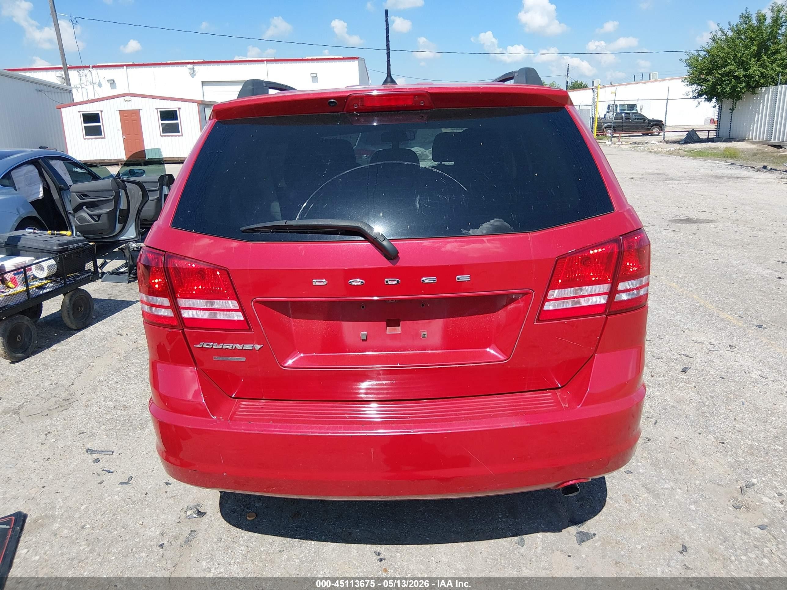 2018 Dodge Journey Se Red vin: 3C4PDCAB4JT519240