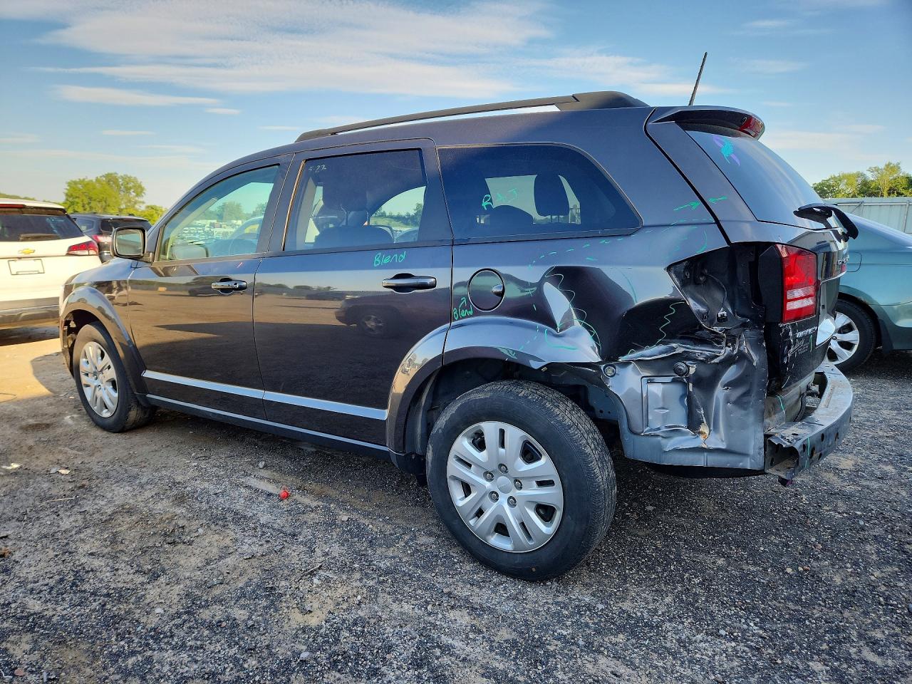 2020 Dodge Journey Se Gray vin: 3C4PDCAB4LT274376