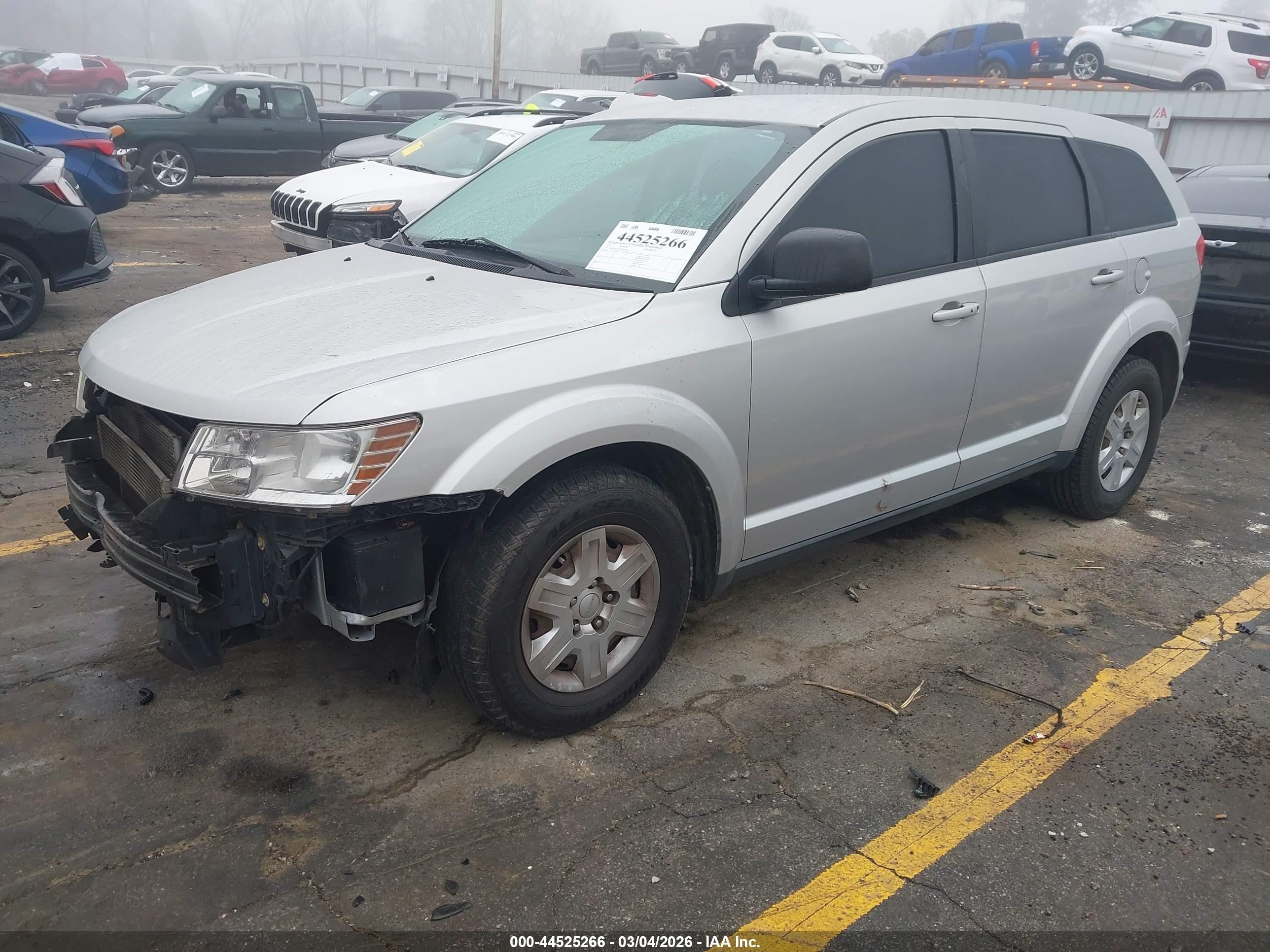 2012 Dodge Journey Se/avp Silver vin: 3C4PDCAB5CT204210
