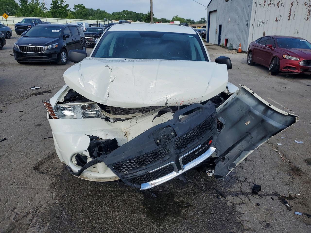2012 Dodge Journey Se White vin: 3C4PDCAB5CT276296