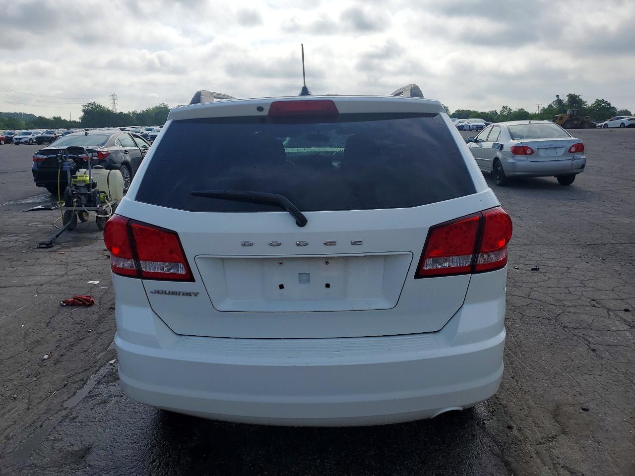 2012 Dodge Journey Se White vin: 3C4PDCAB5CT276296