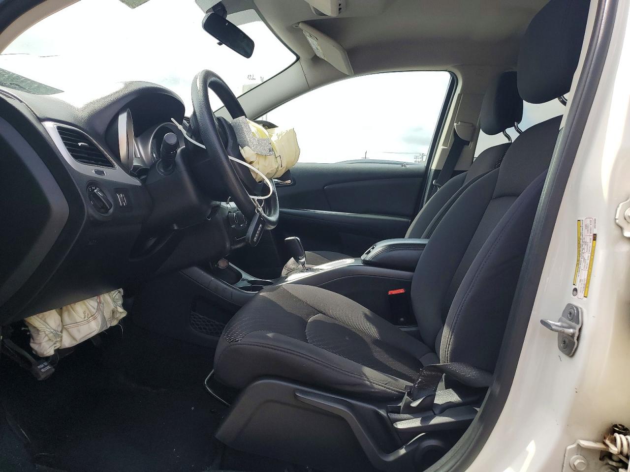 2012 Dodge Journey Se White vin: 3C4PDCAB5CT276296