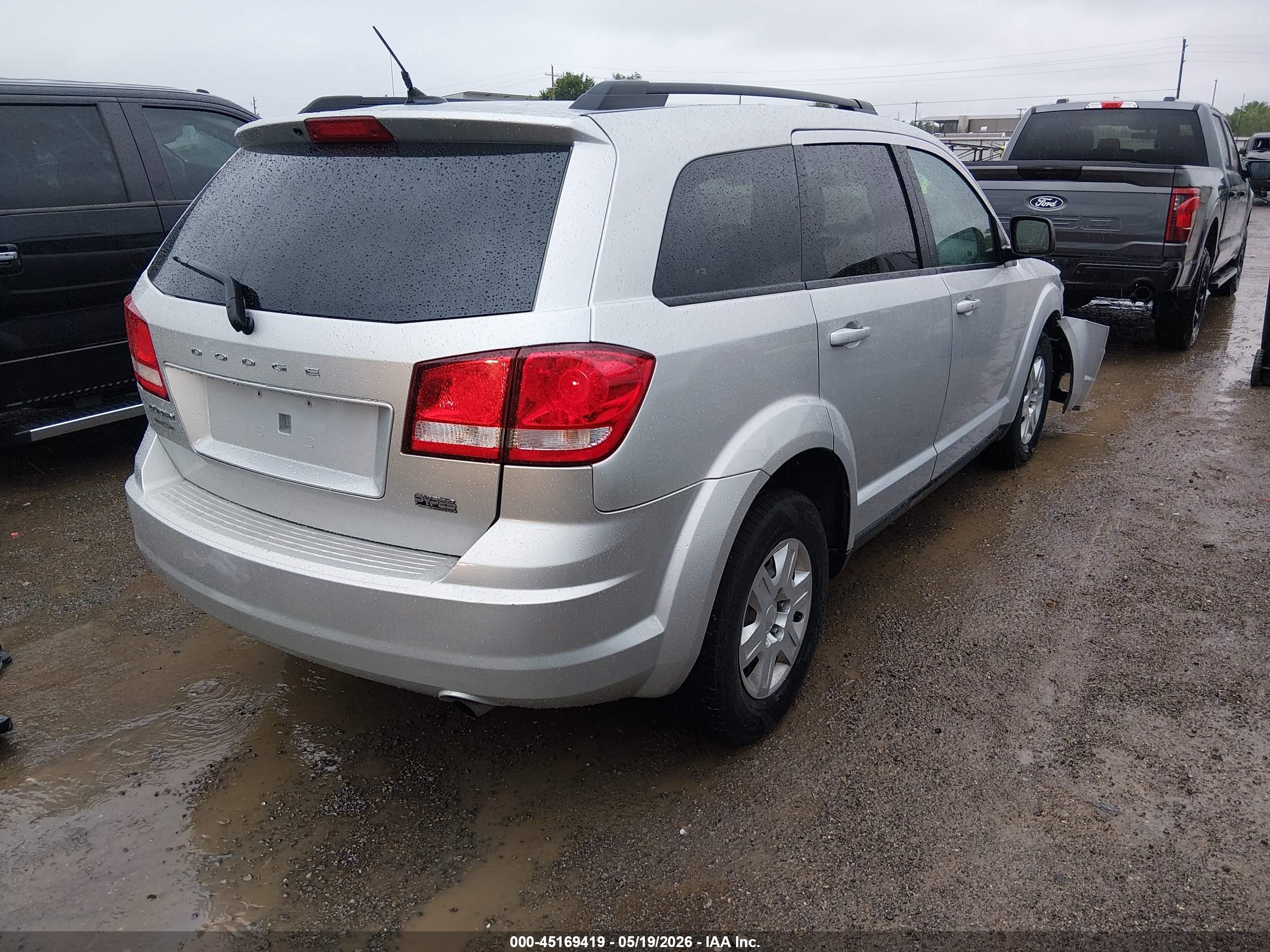 2012 Dodge Journey Se/avp Silver vin: 3C4PDCAB5CT362420