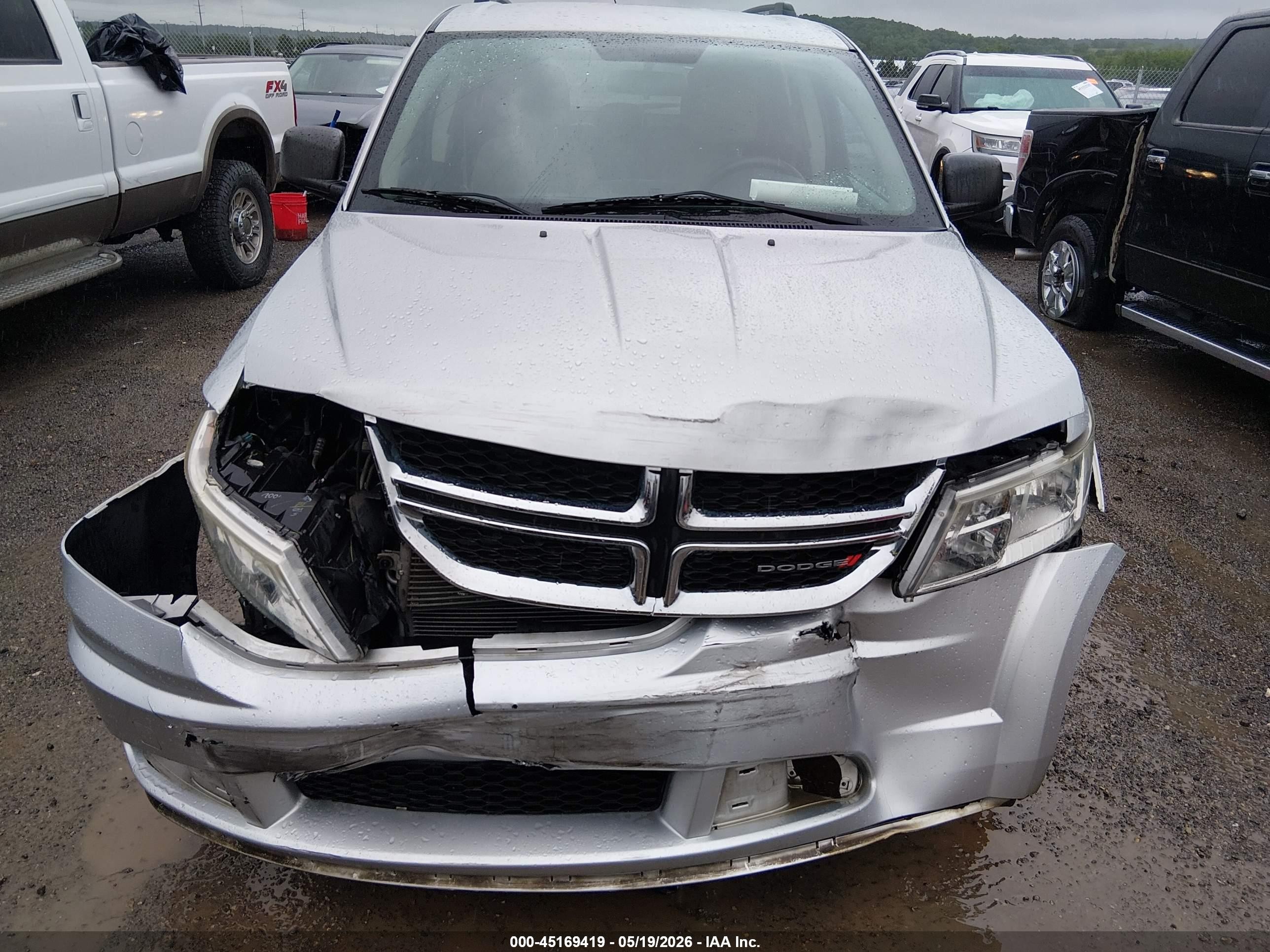 2012 Dodge Journey Se/avp Silver vin: 3C4PDCAB5CT362420
