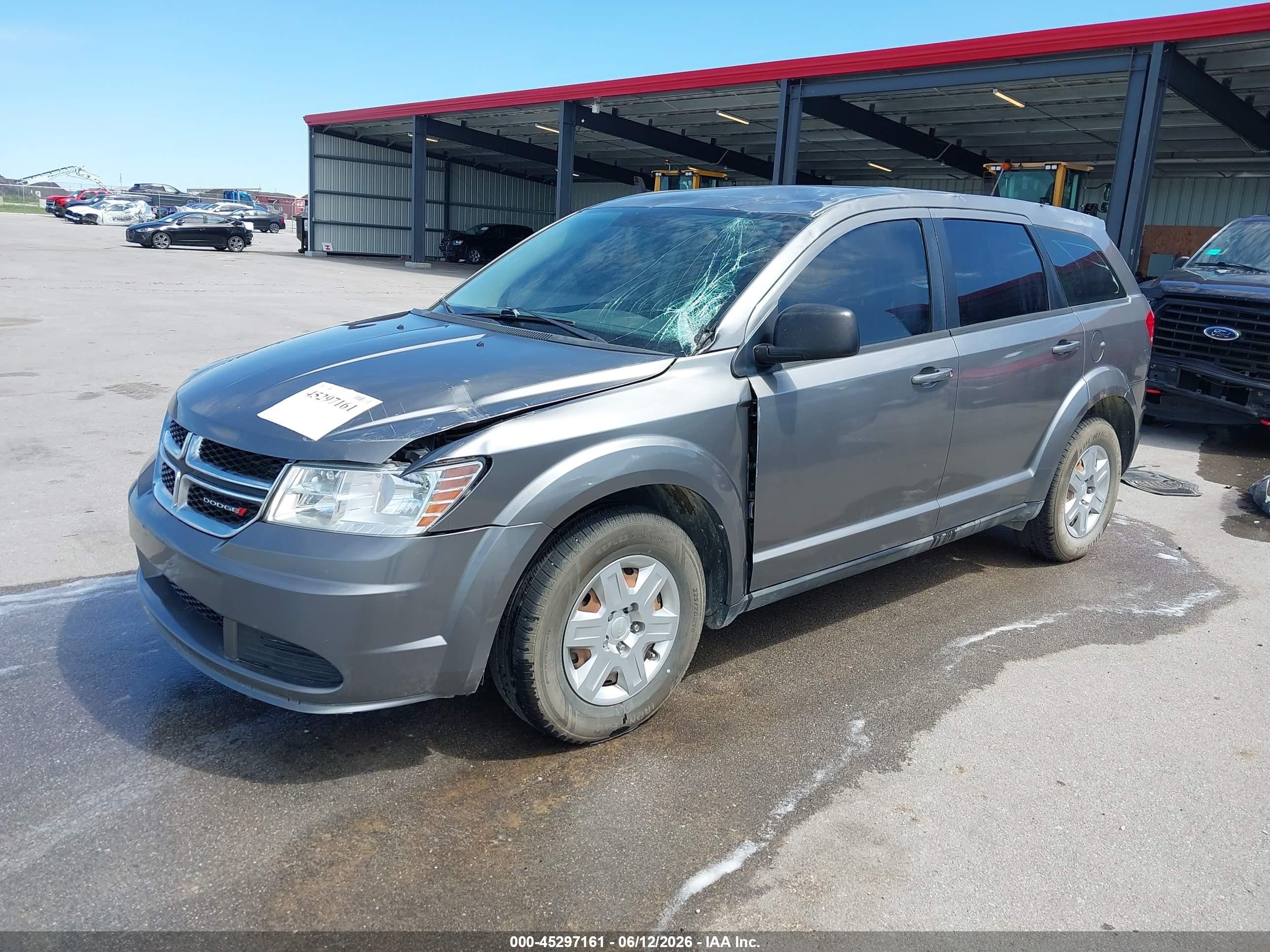 2012 Dodge Journey Se/avp Gray vin: 3C4PDCAB5CT390413