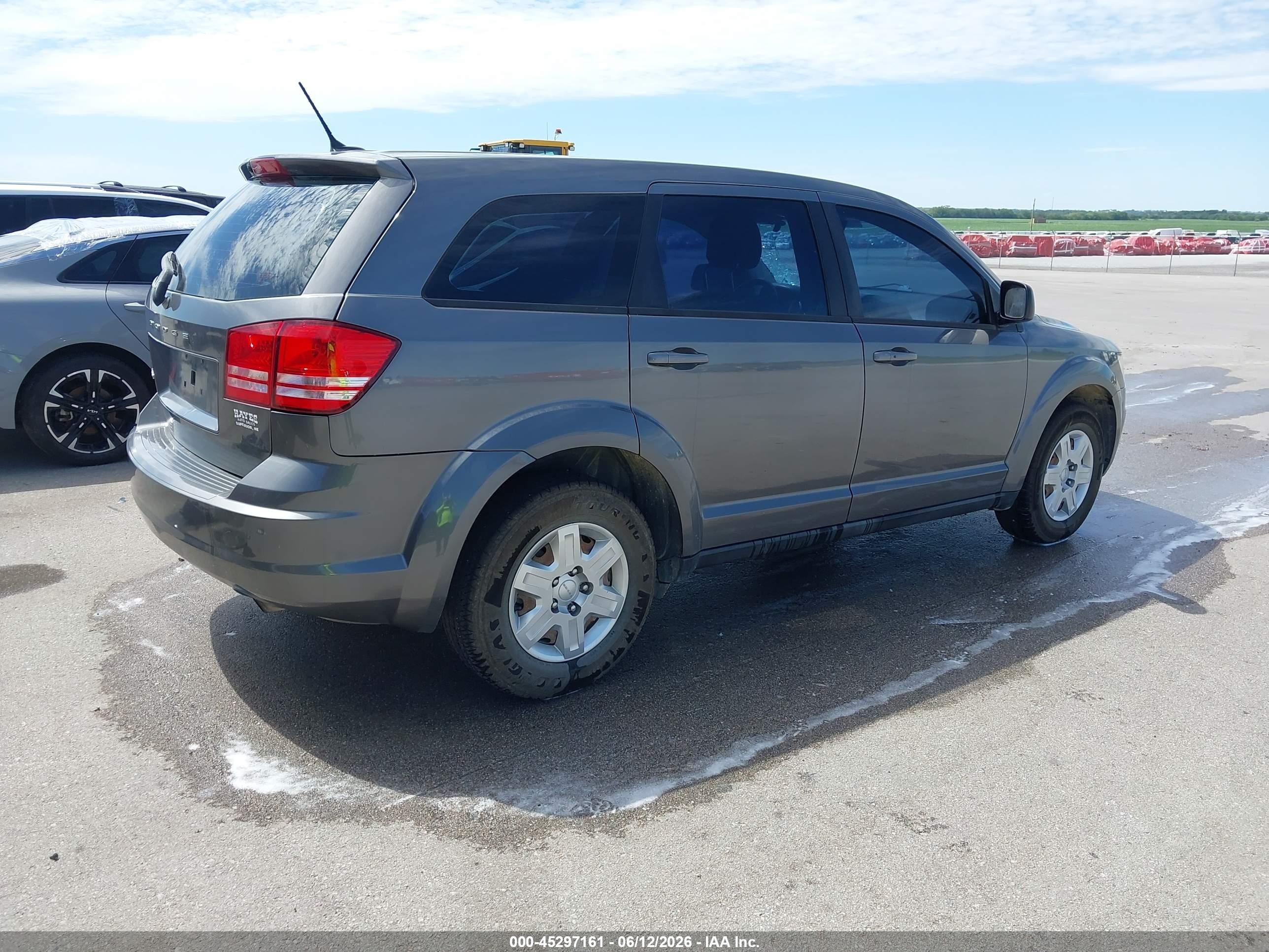 2012 Dodge Journey Se/avp Gray vin: 3C4PDCAB5CT390413