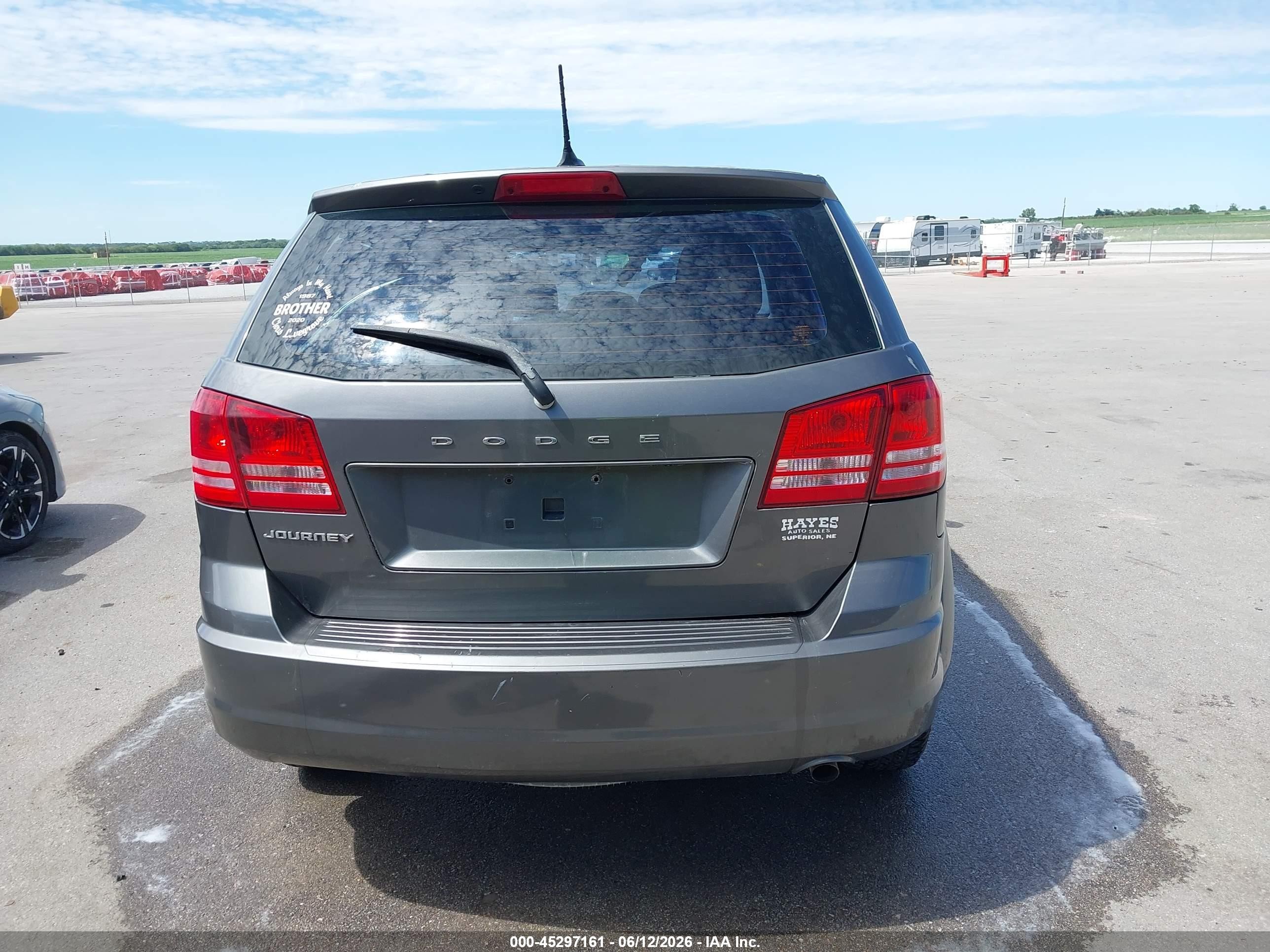 2012 Dodge Journey Se/avp Gray vin: 3C4PDCAB5CT390413