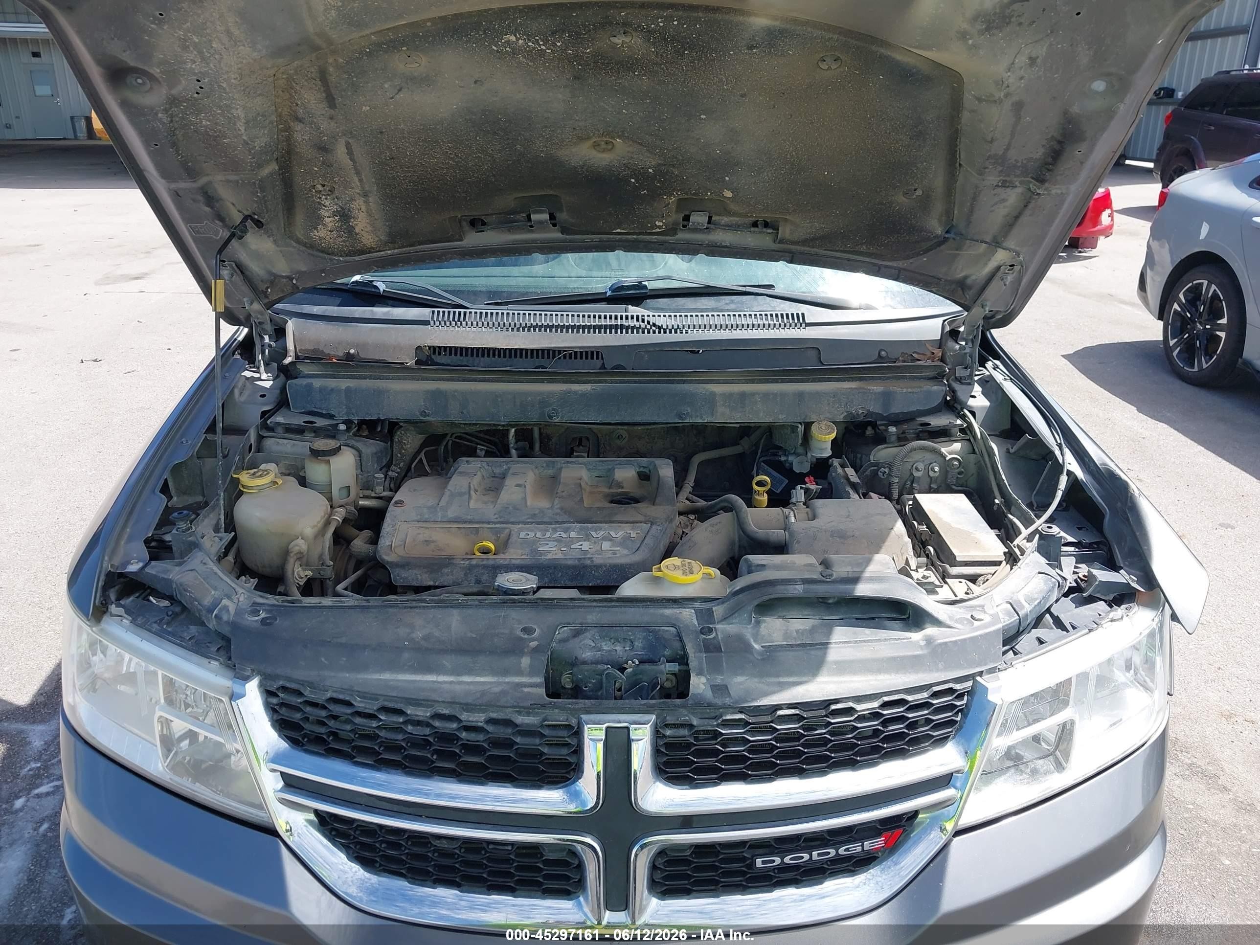 2012 Dodge Journey Se/avp Gray vin: 3C4PDCAB5CT390413