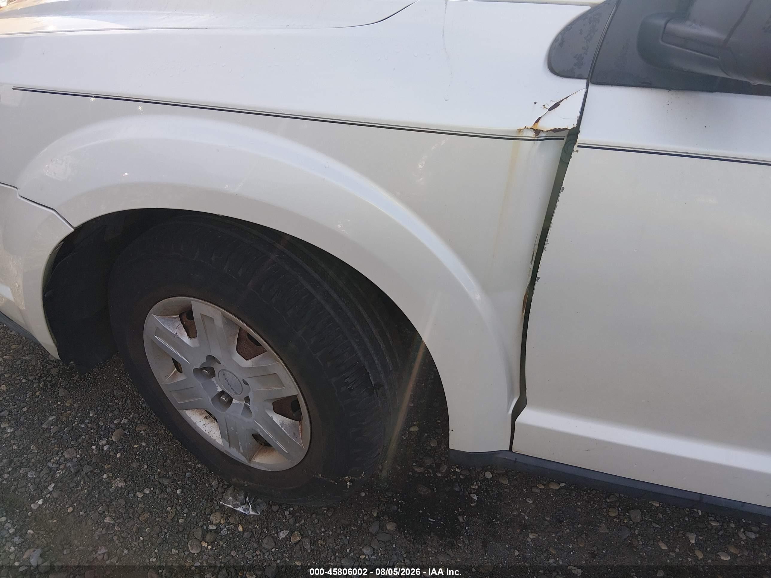 2012 Dodge Journey Se/avp White vin: 3C4PDCAB5CT390489