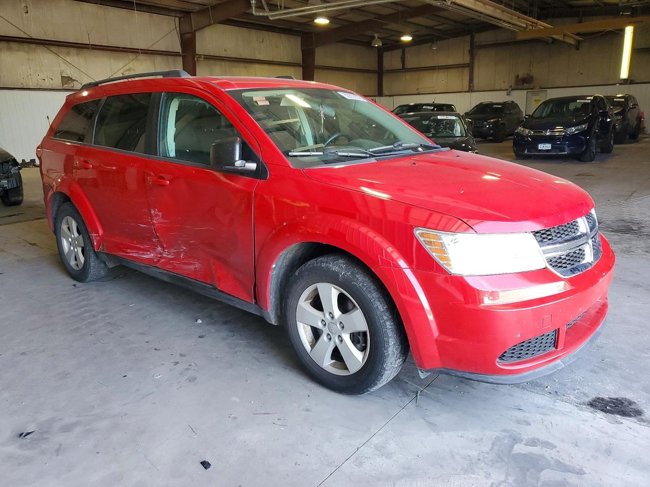2012 Dodge Journey Se Burgundy vin: 3C4PDCAB5CT391058