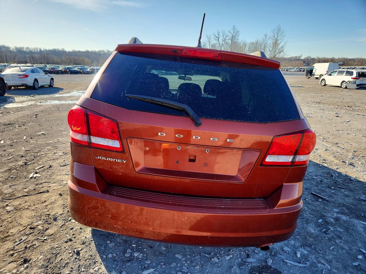 2013 Dodge Journey Se Orange vin: 3C4PDCAB5DT501155