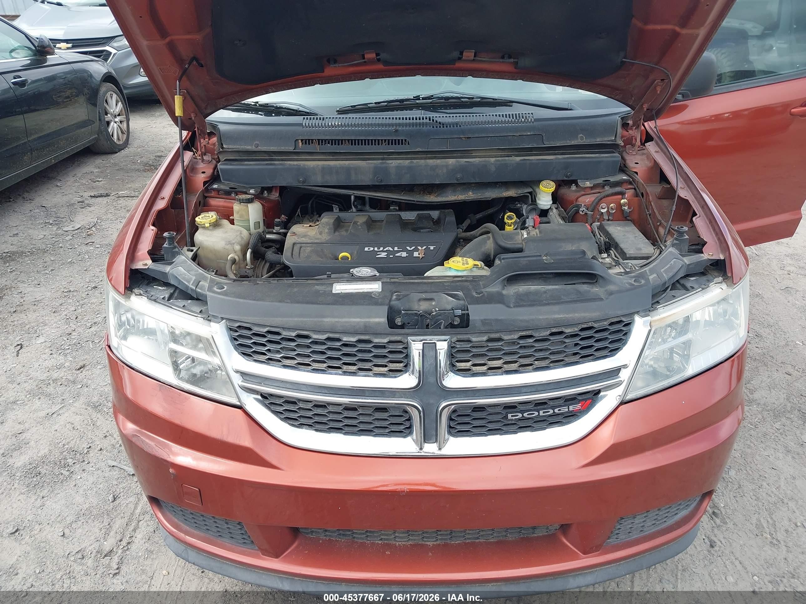 2013 Dodge Journey American Value Pkg Orange vin: 3C4PDCAB5DT508946