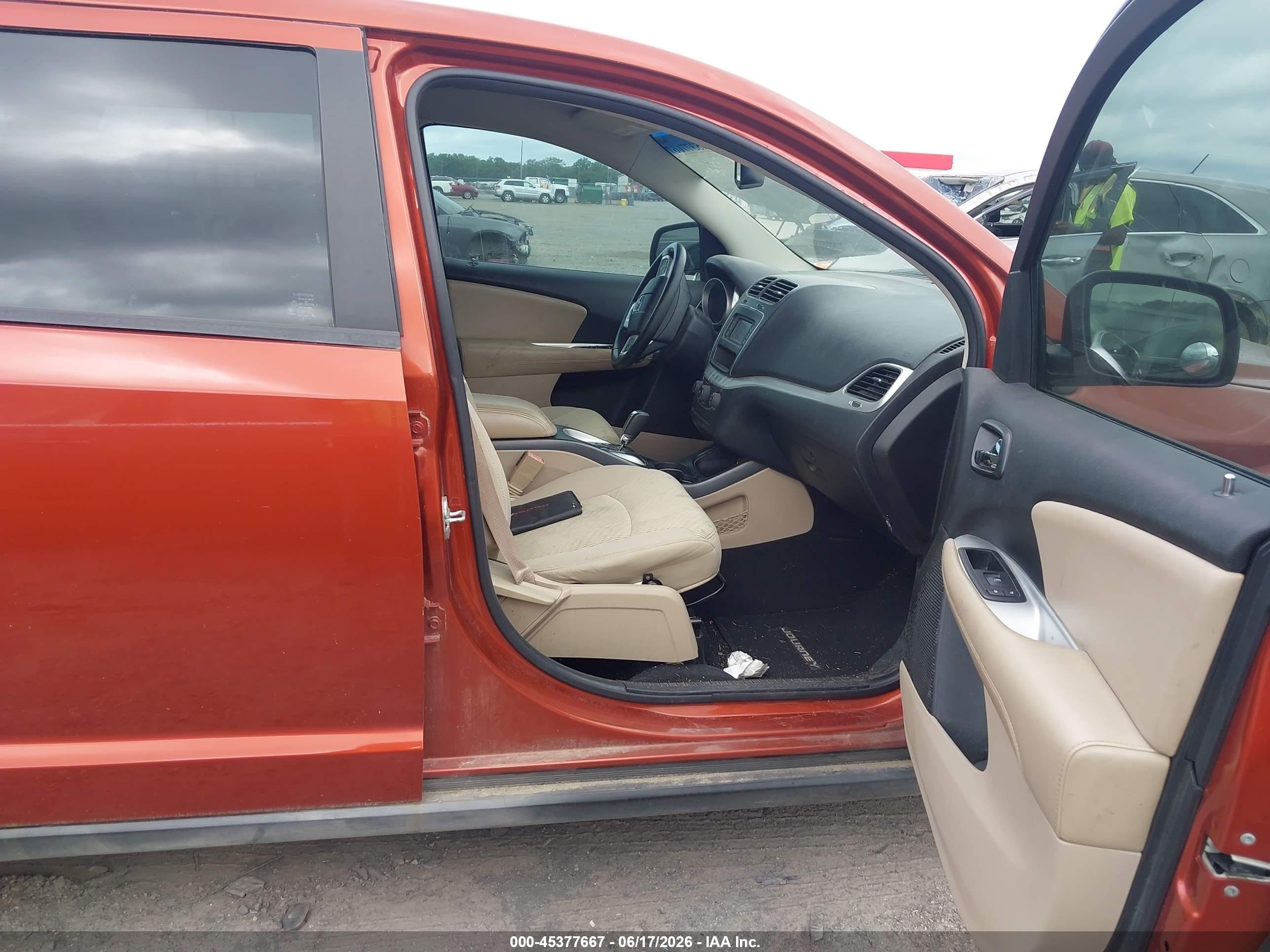 2013 Dodge Journey American Value Pkg Orange vin: 3C4PDCAB5DT508946