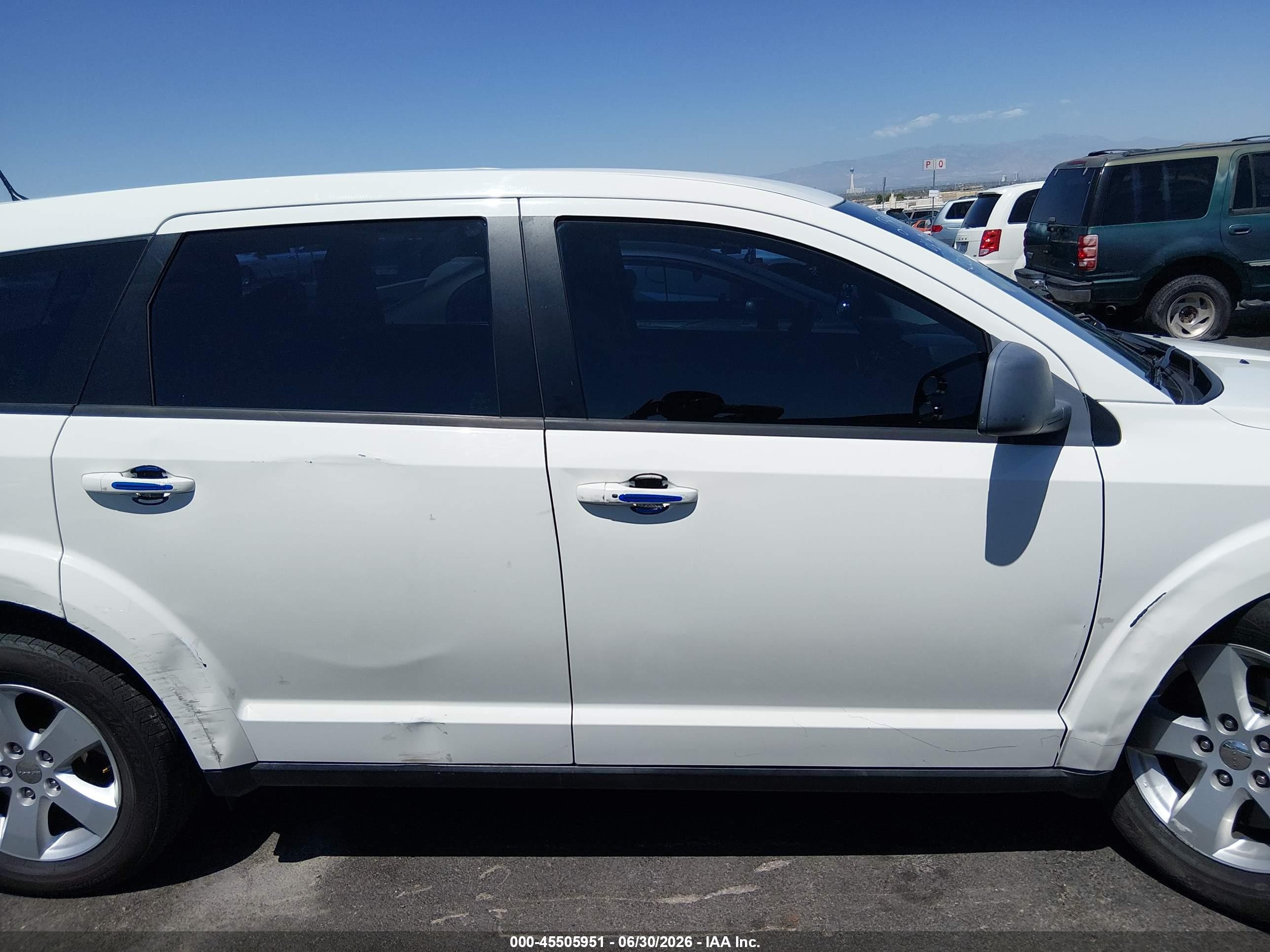 2013 Dodge Journey American Value Pkg White vin: 3C4PDCAB5DT510535