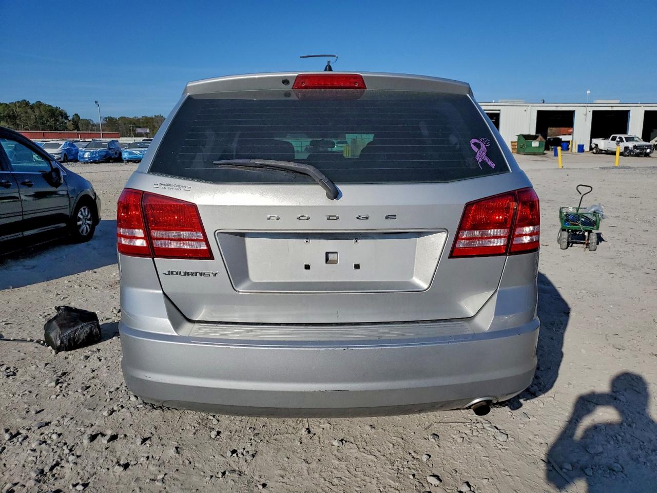2013 Dodge Journey Se Silver vin: 3C4PDCAB5DT547603