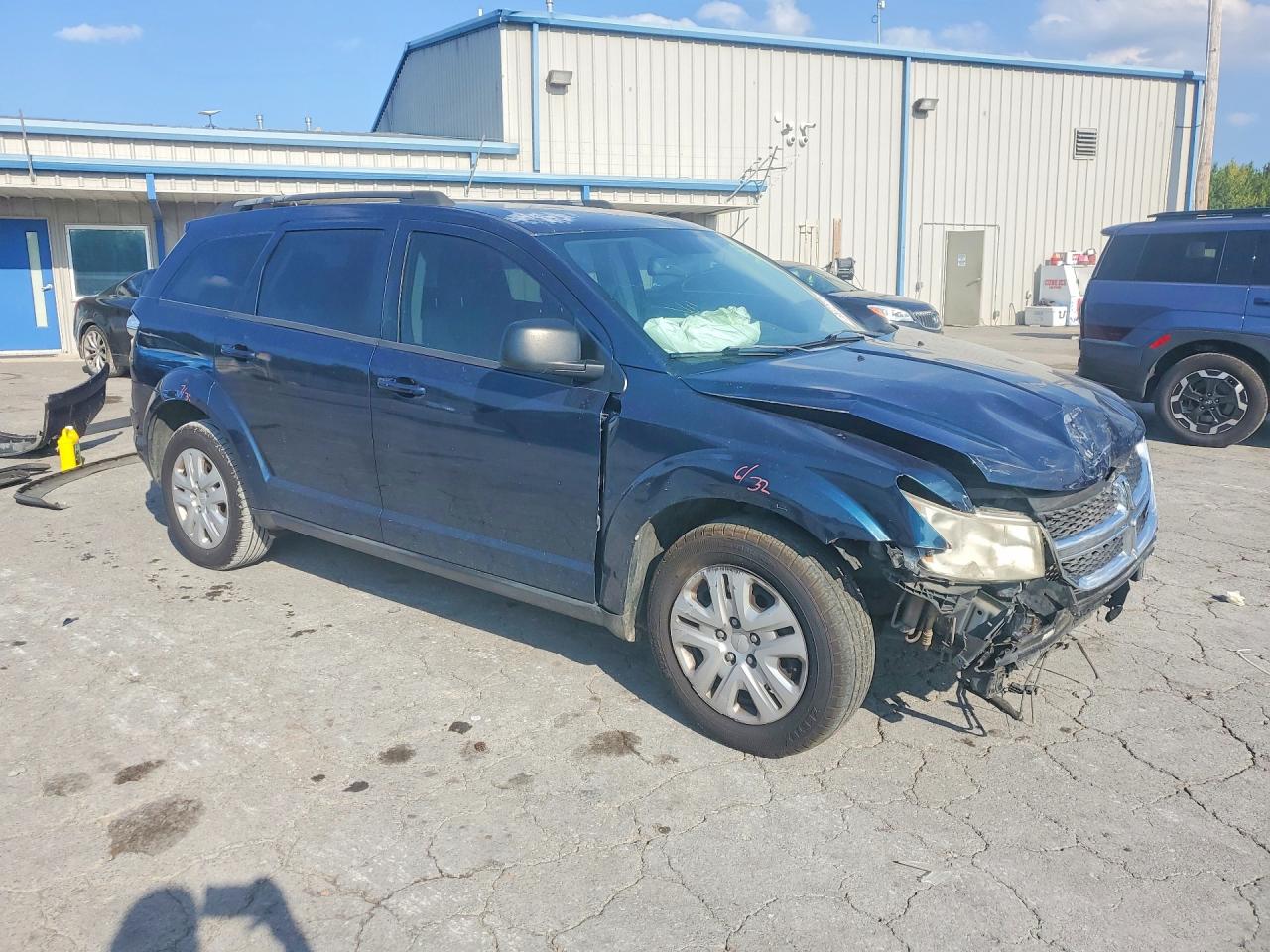 2013 Dodge Journey Se Blue vin: 3C4PDCAB5DT728975