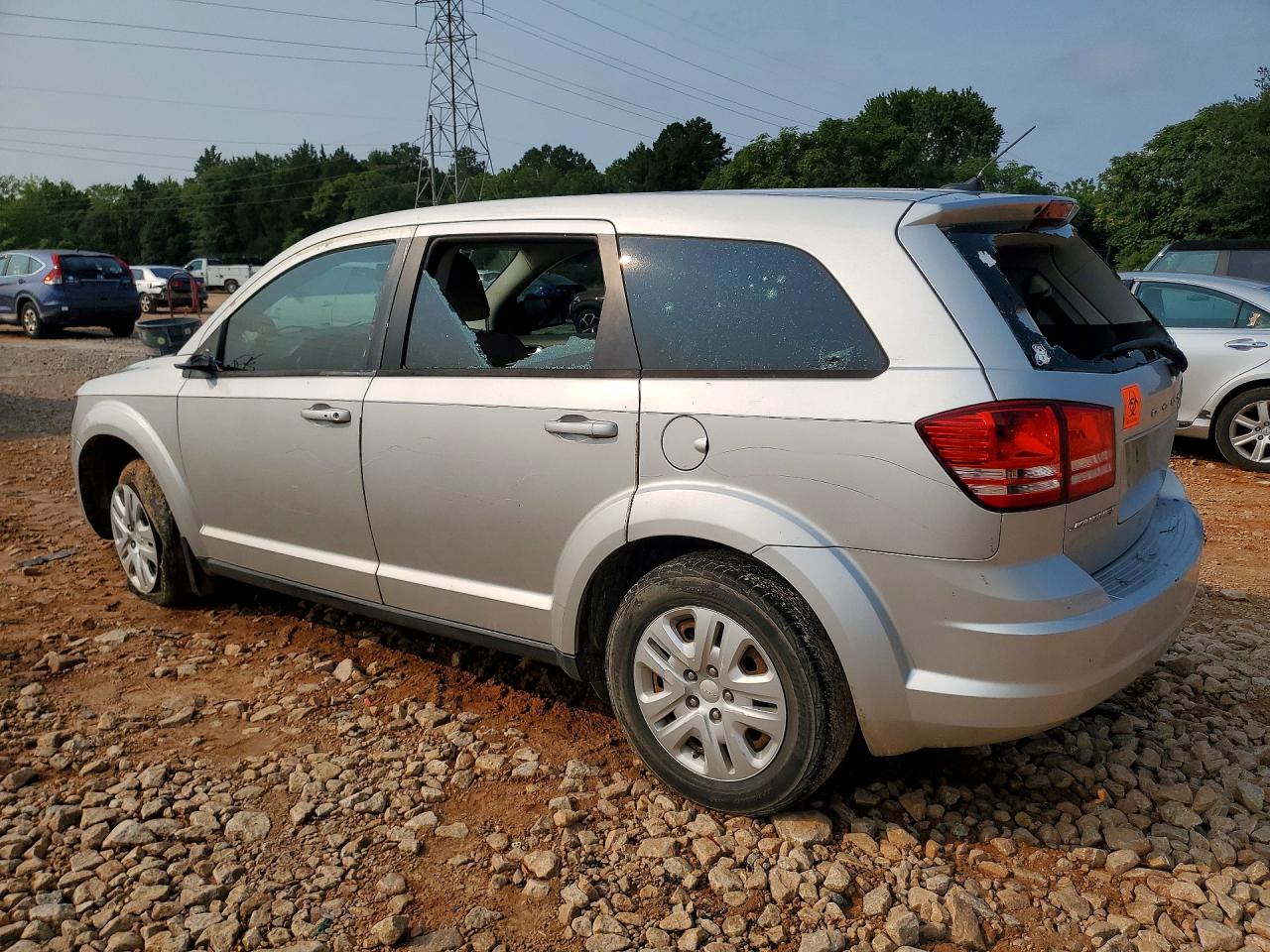2014 Dodge Journey Se Silver vin: 3C4PDCAB5ET100898