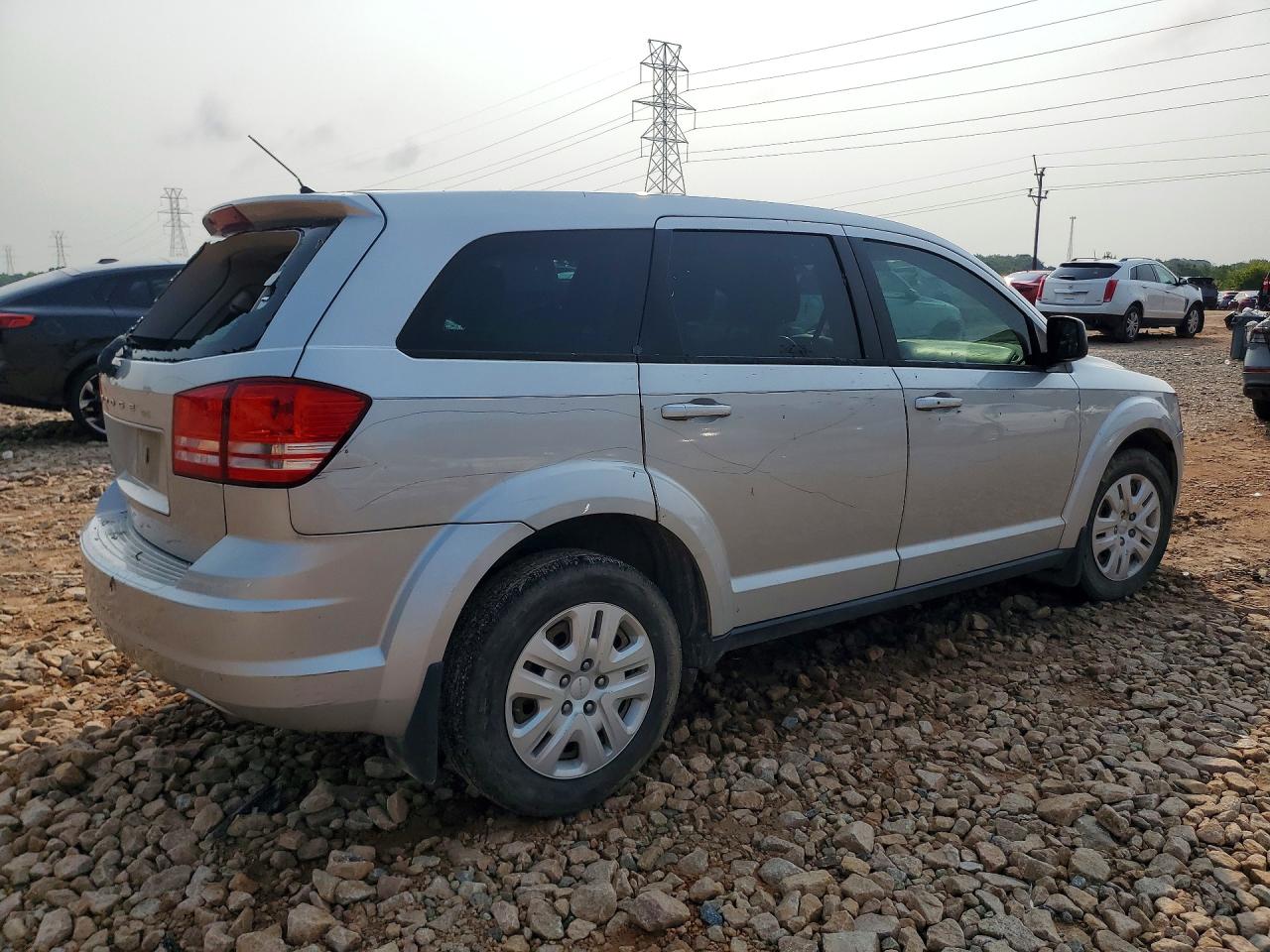 2014 Dodge Journey Se Silver vin: 3C4PDCAB5ET100898