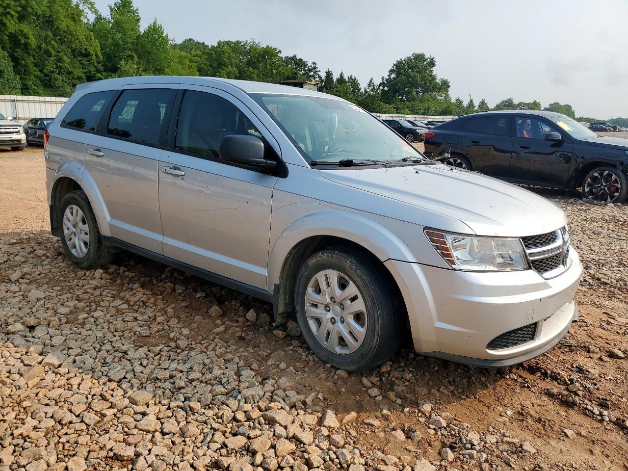 2014 Dodge Journey Se Silver vin: 3C4PDCAB5ET100898