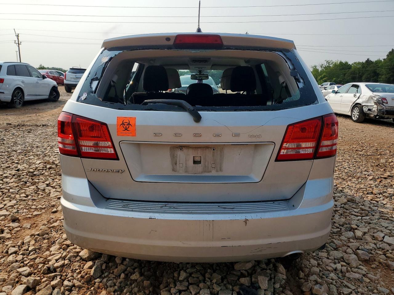 2014 Dodge Journey Se Silver vin: 3C4PDCAB5ET100898