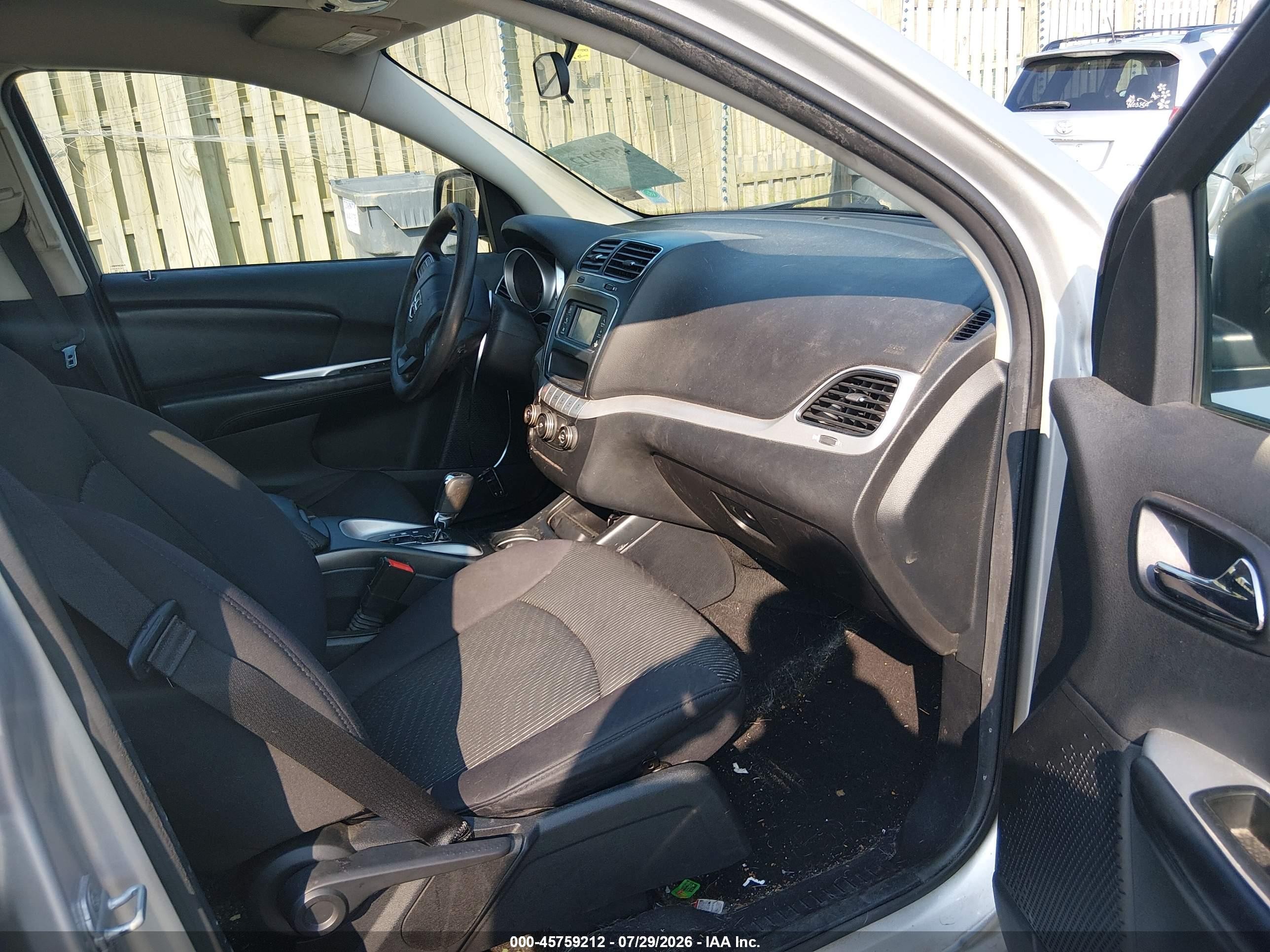 2014 Dodge Journey American Value Pkg Silver vin: 3C4PDCAB5ET103719