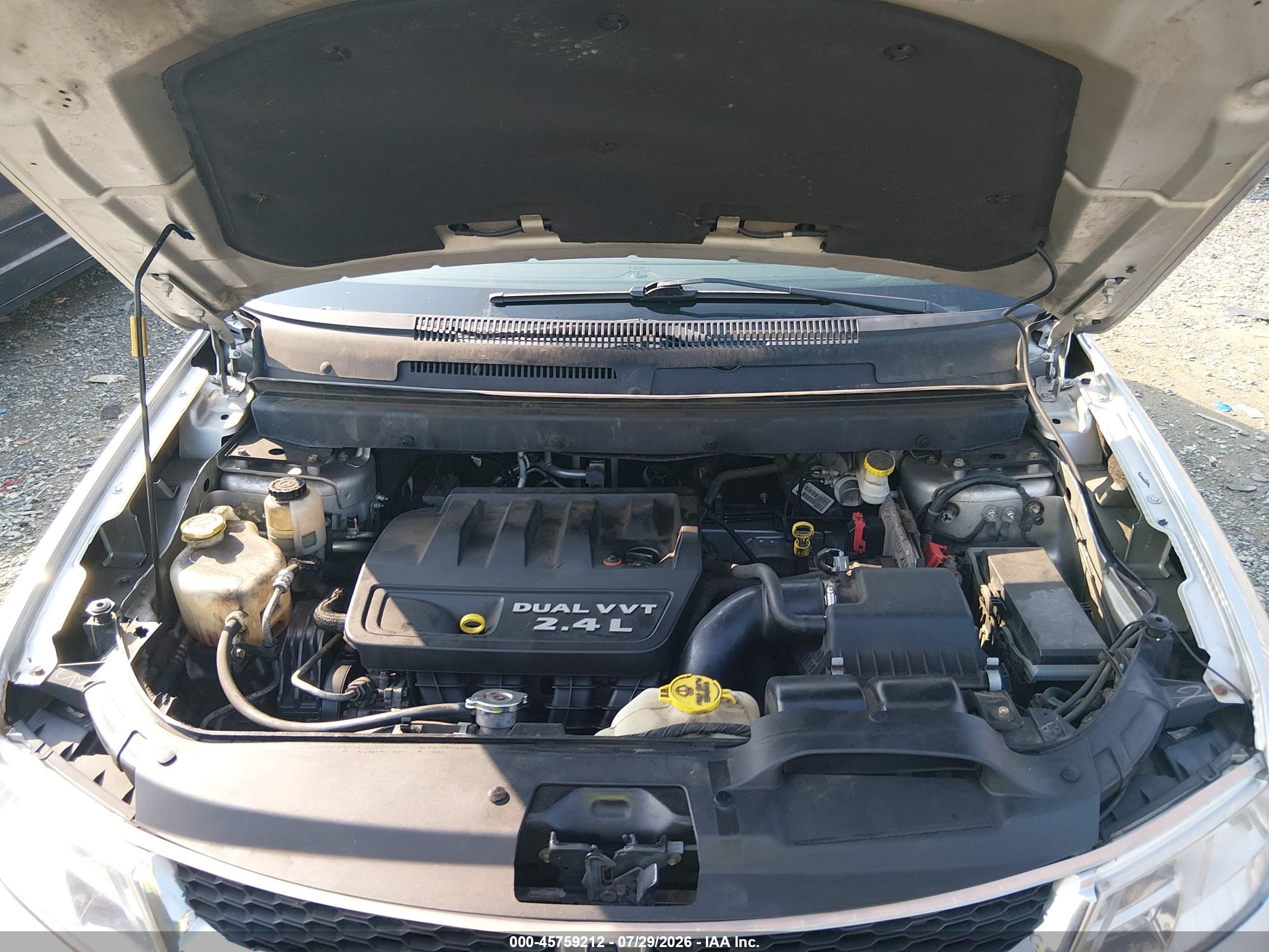 2014 Dodge Journey American Value Pkg Silver vin: 3C4PDCAB5ET103719