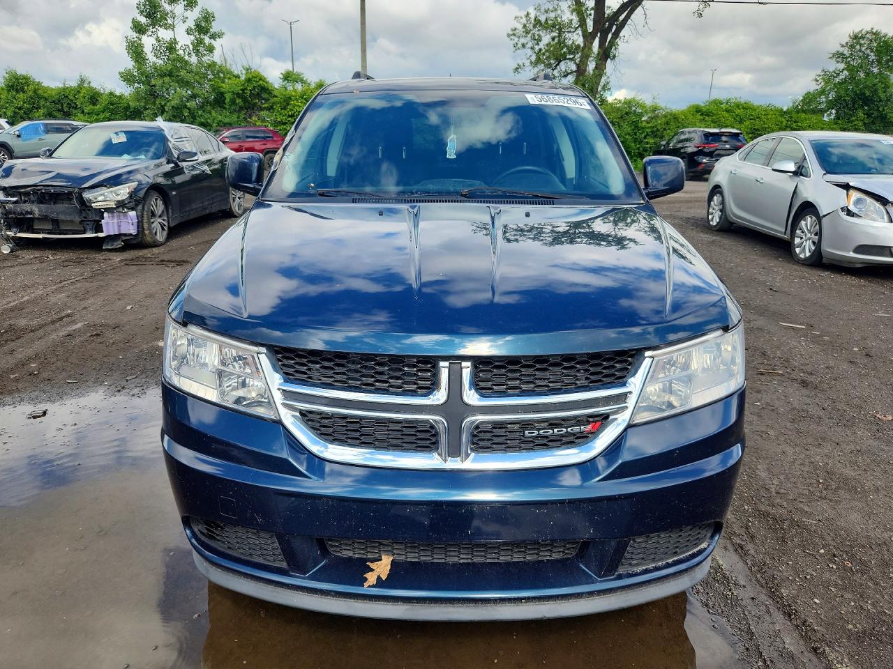 2014 Dodge Journey Se Blue vin: 3C4PDCAB5ET106152