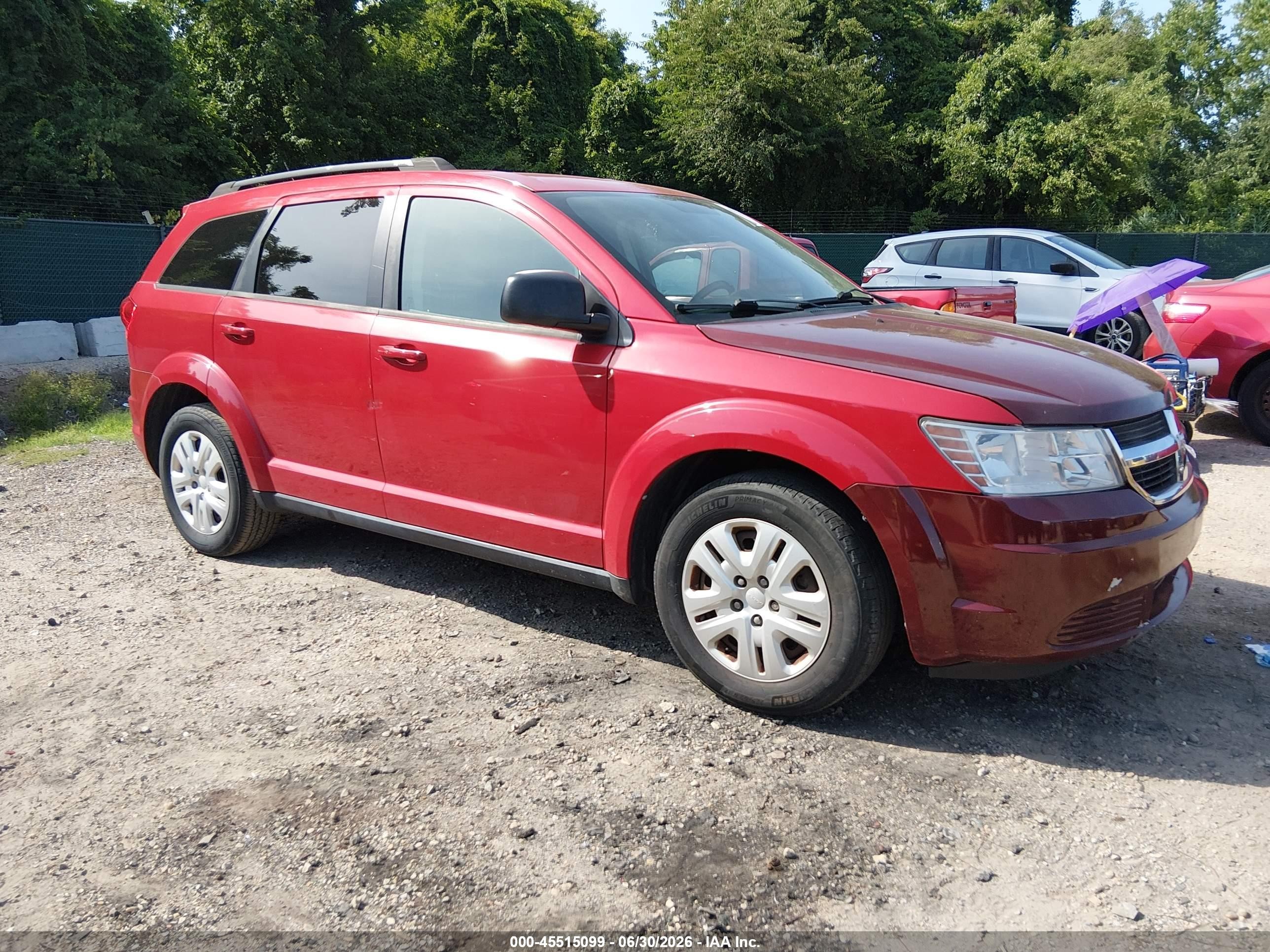 2014 Dodge Journey Se Red vin: 3C4PDCAB5ET184169