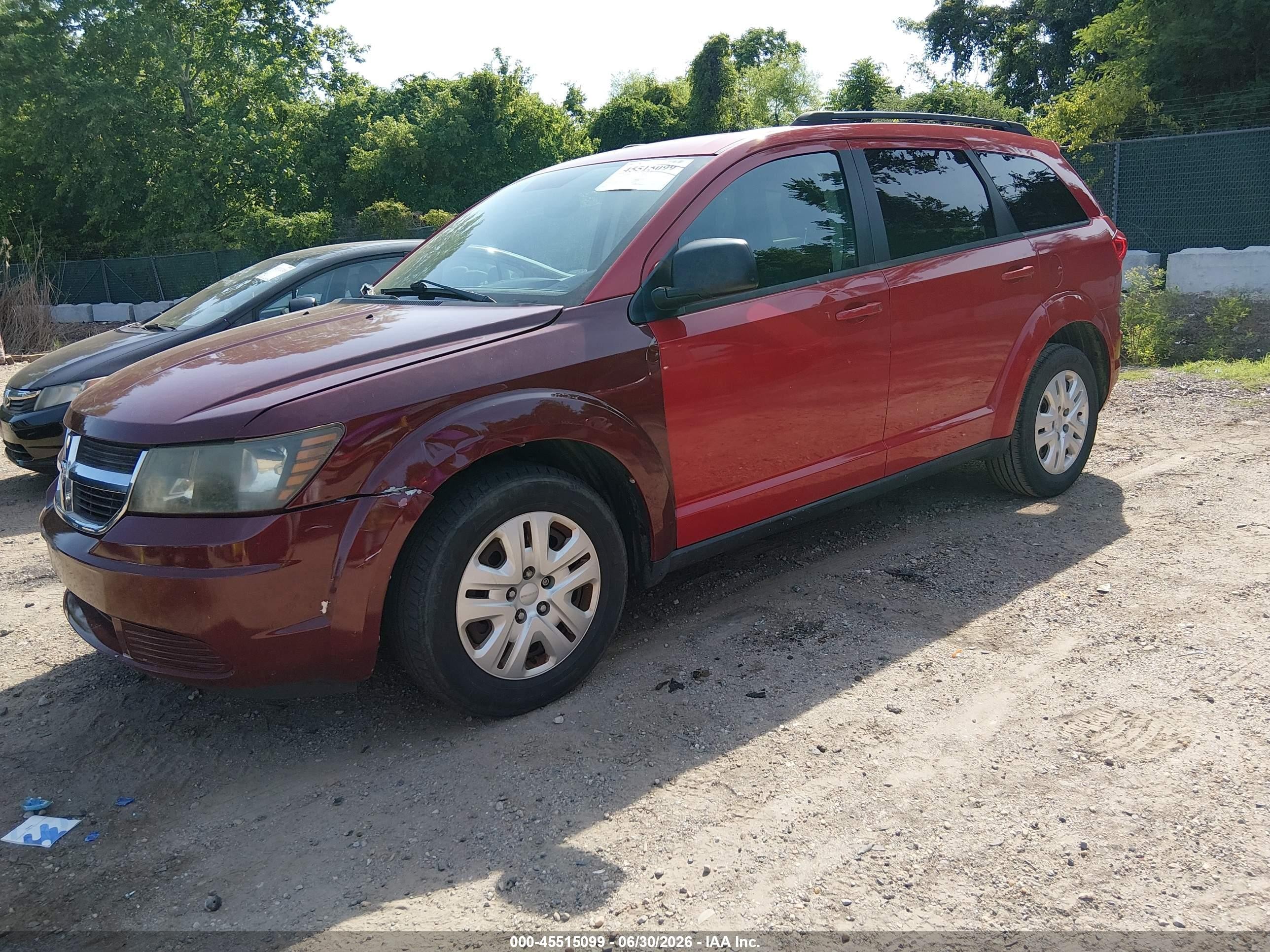 2014 Dodge Journey Se Red vin: 3C4PDCAB5ET184169