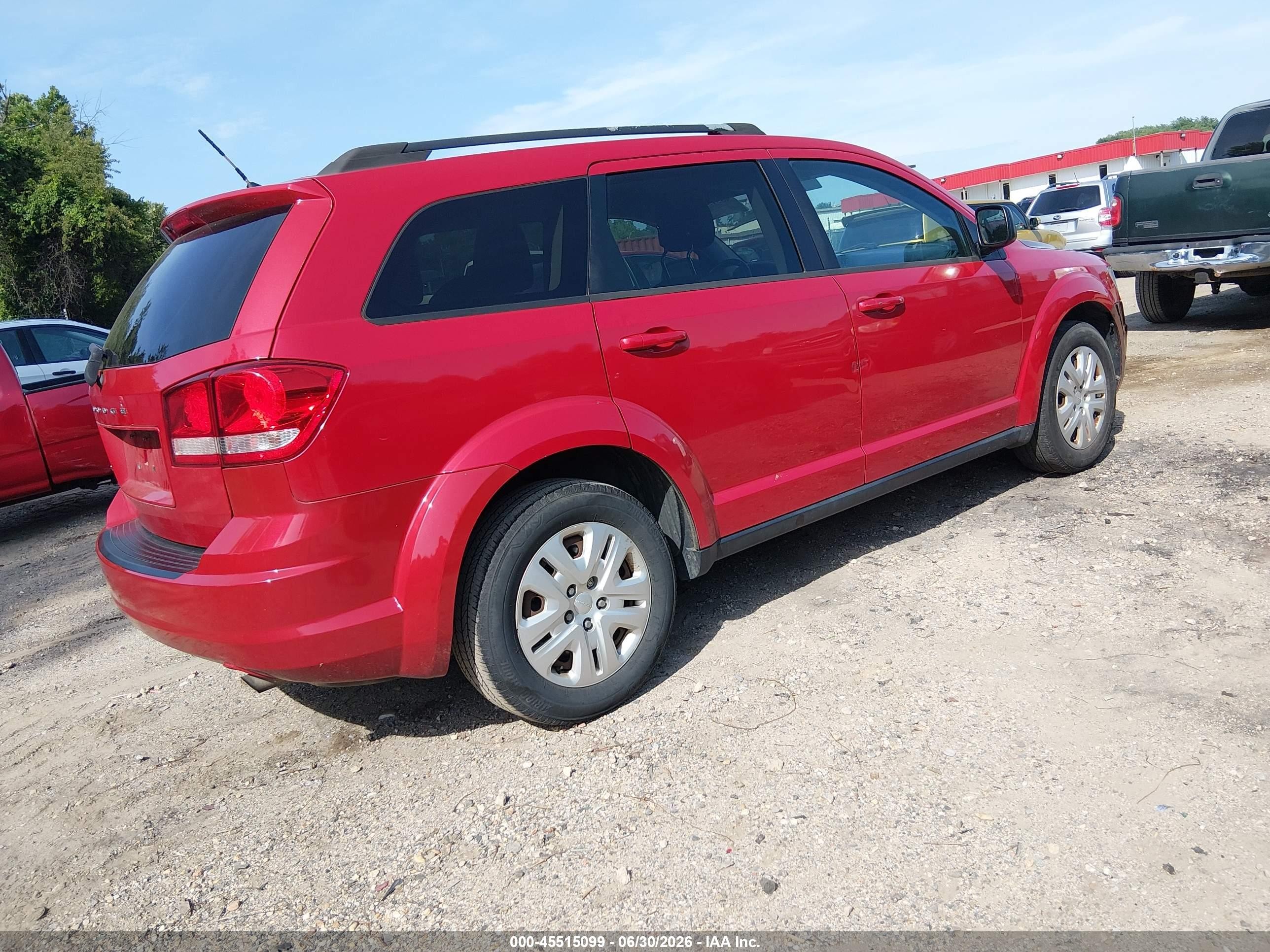 2014 Dodge Journey Se Red vin: 3C4PDCAB5ET184169