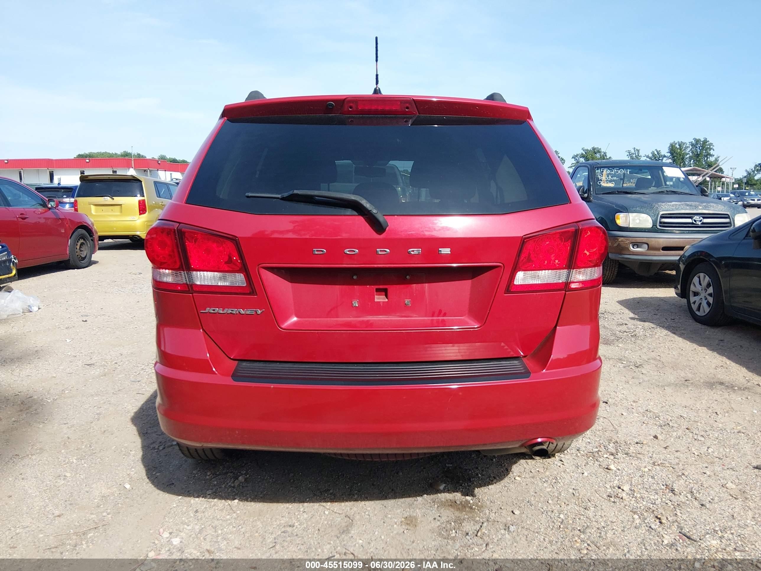 2014 Dodge Journey Se Red vin: 3C4PDCAB5ET184169