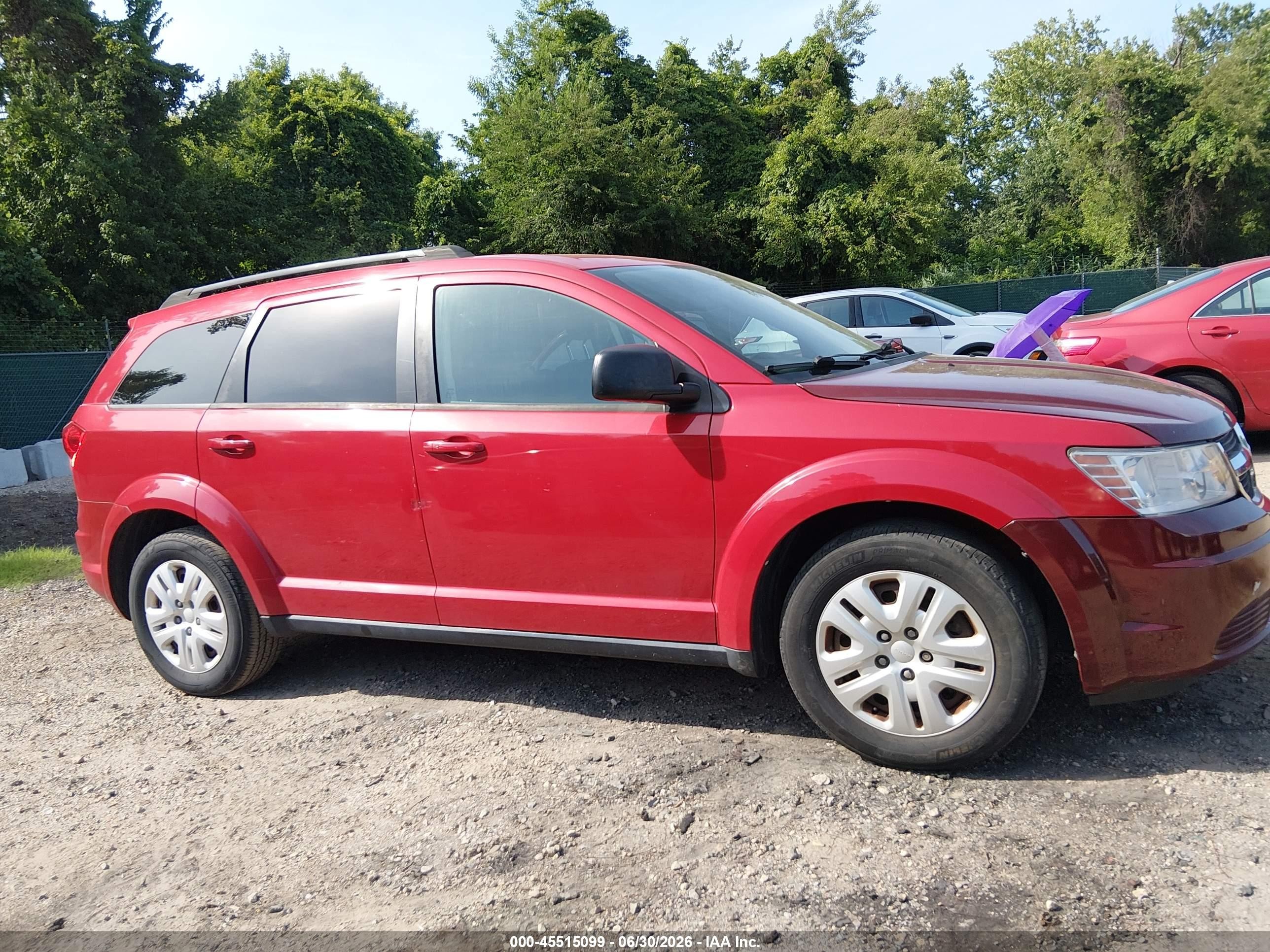 2014 Dodge Journey Se Red vin: 3C4PDCAB5ET184169